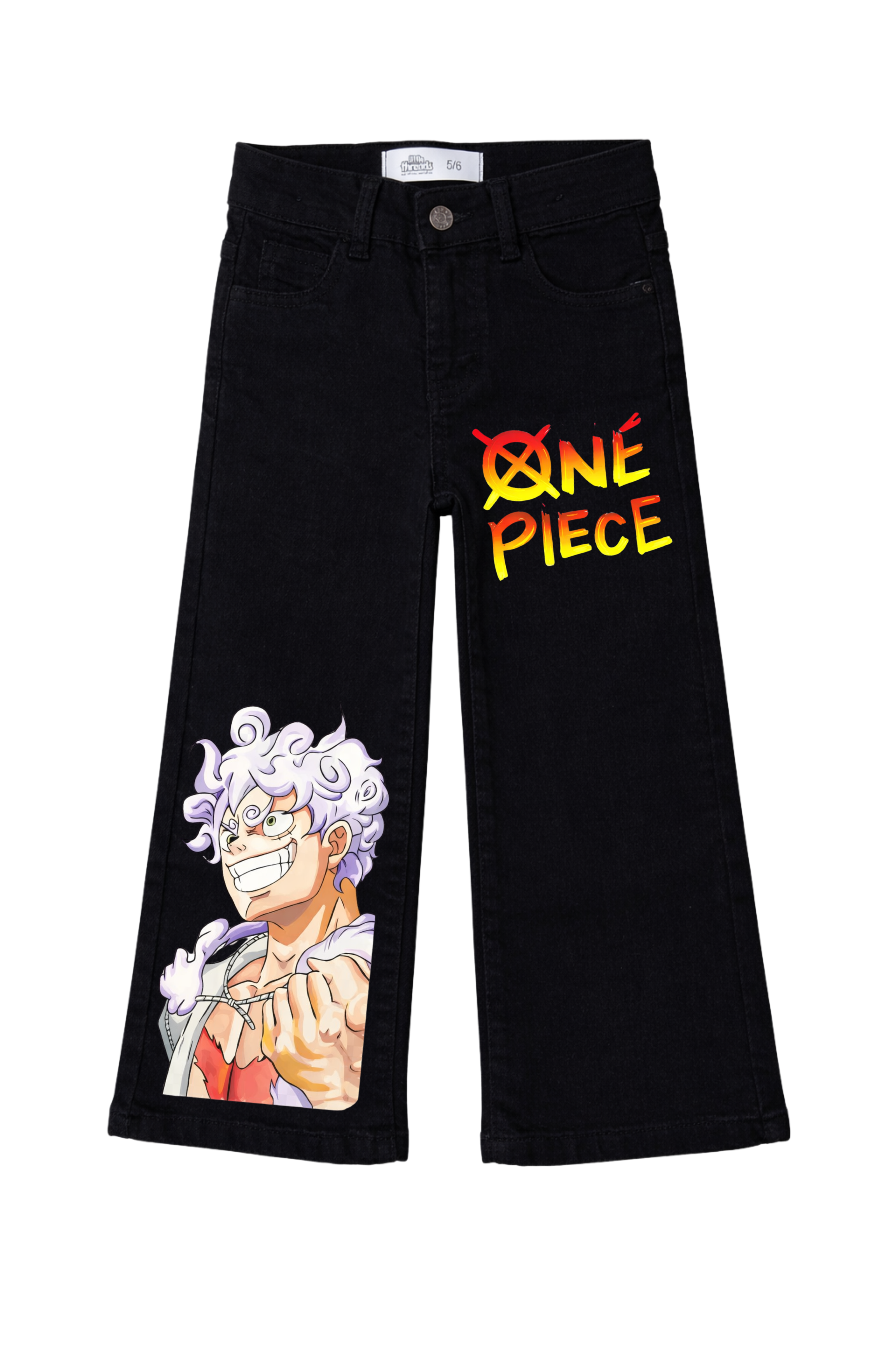 Anime Power Graphic Denim Jeans