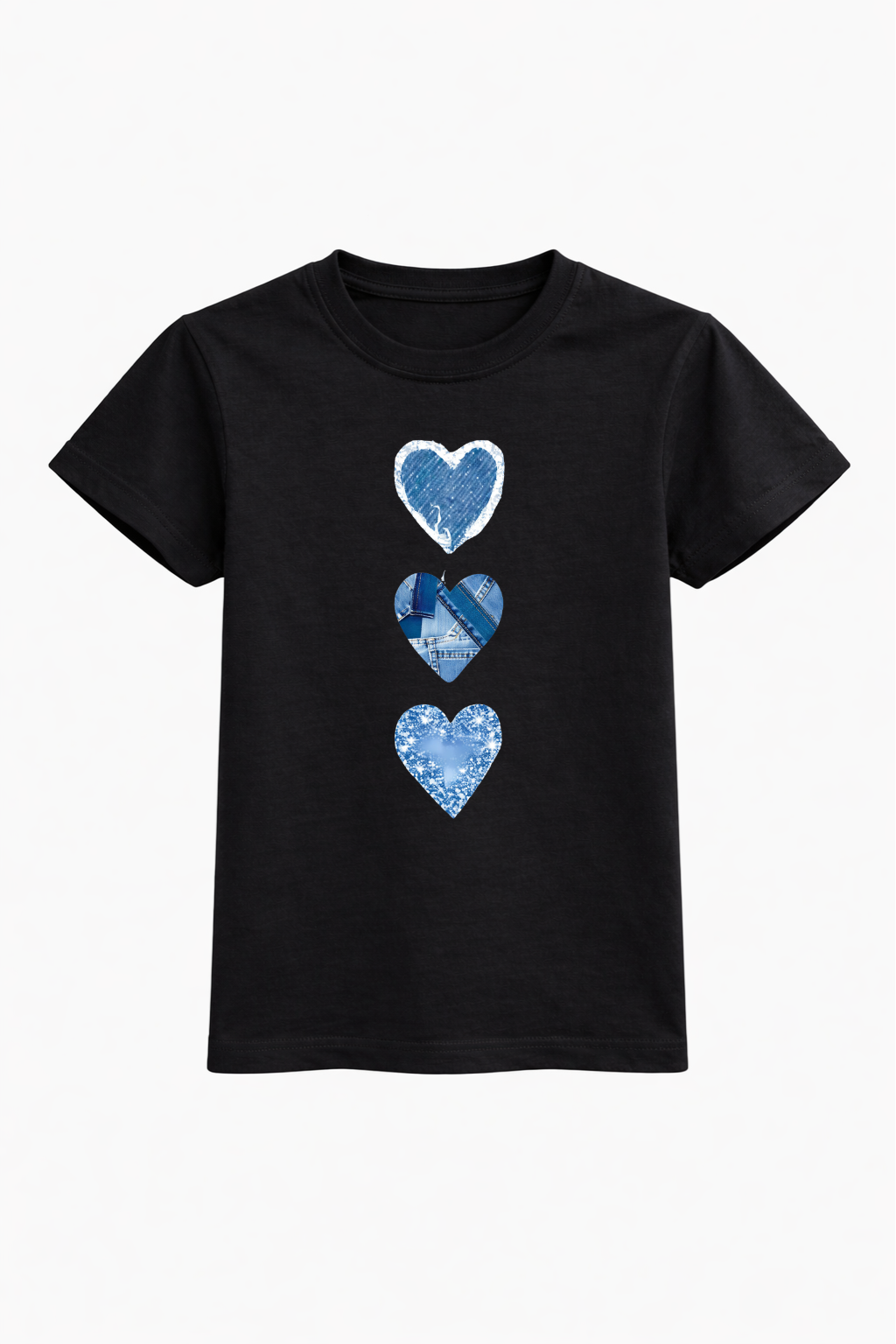 Denim Hearts Tee