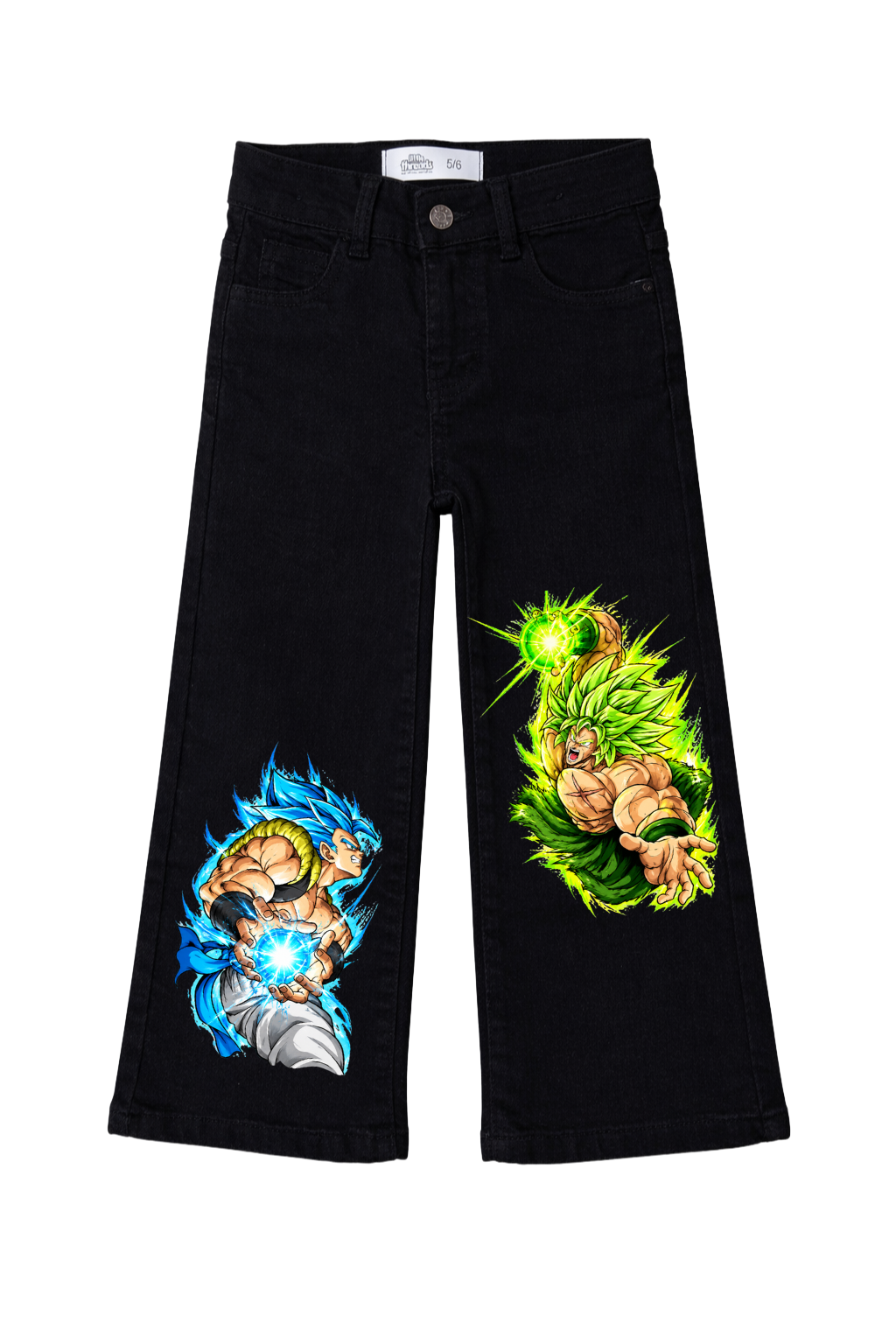 Broly vs Gogeta Power Clash Graphic Jeans