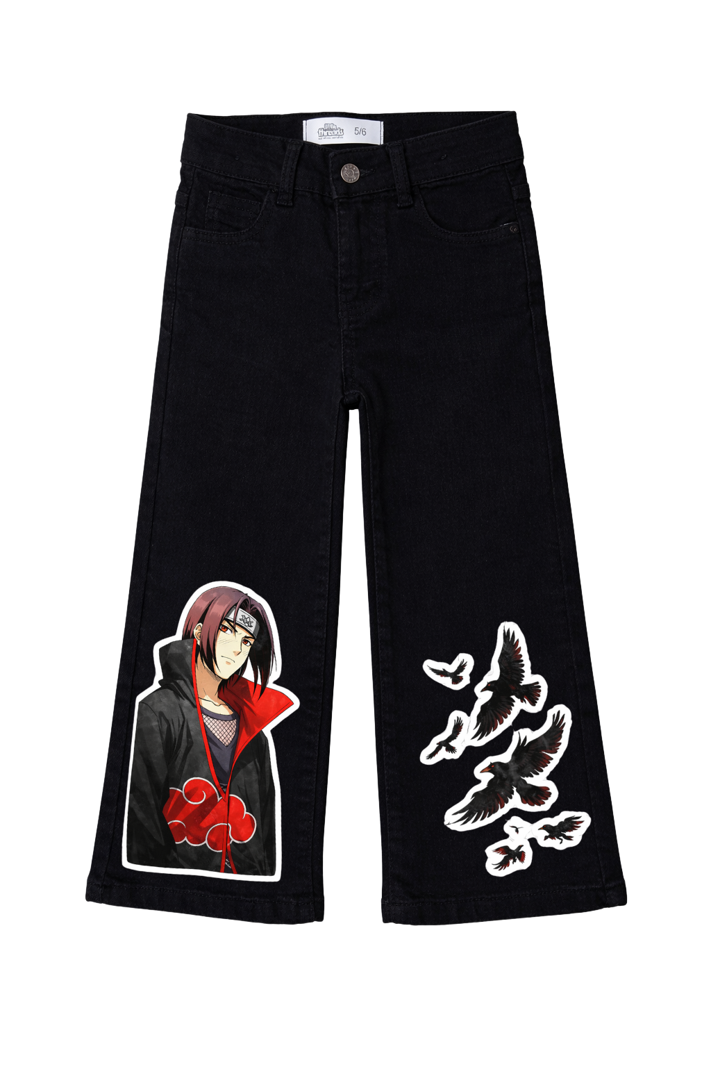 Crimson Shadow Denim Pants