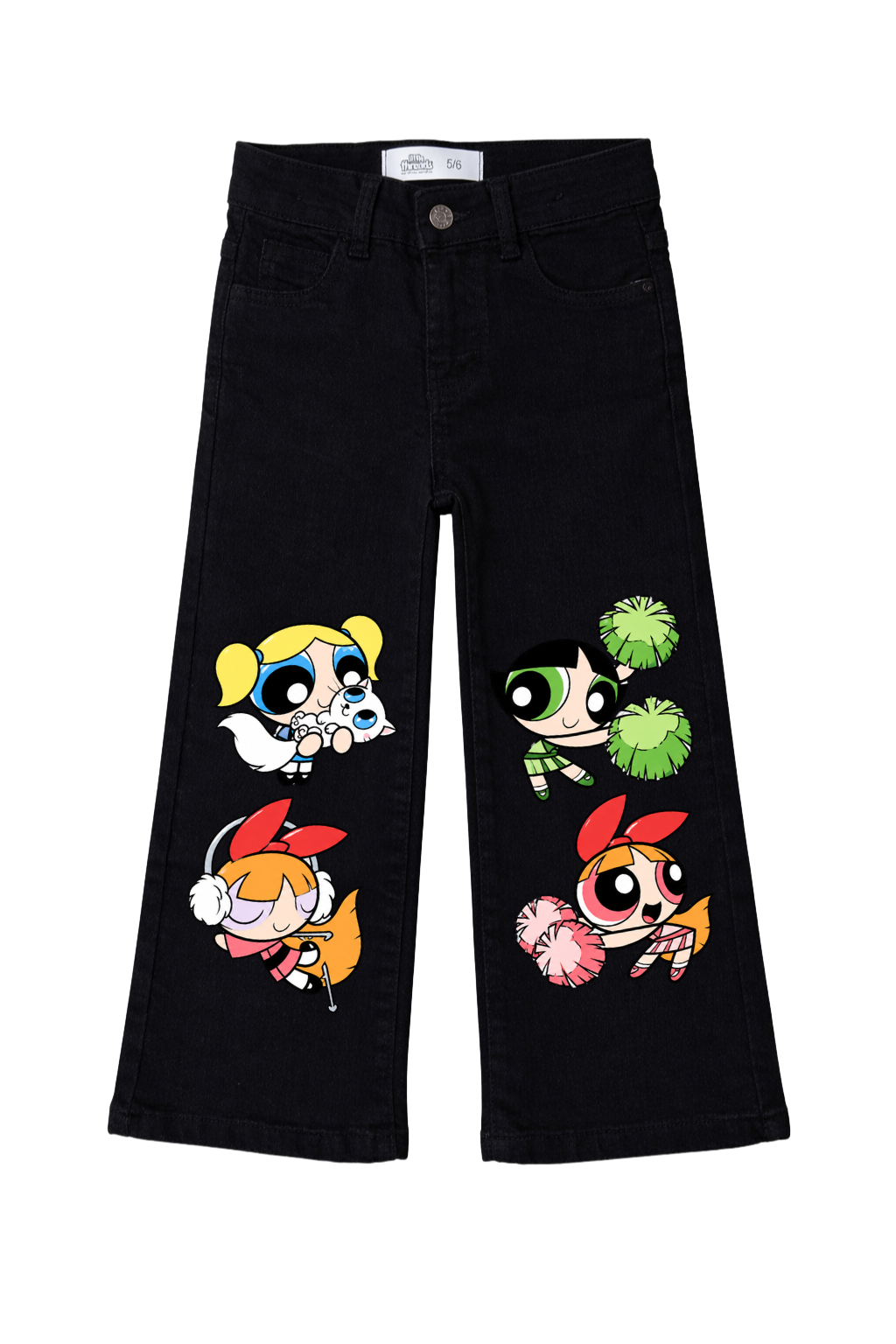 Powerpuff Cheer Squad Wide Leg Jeans