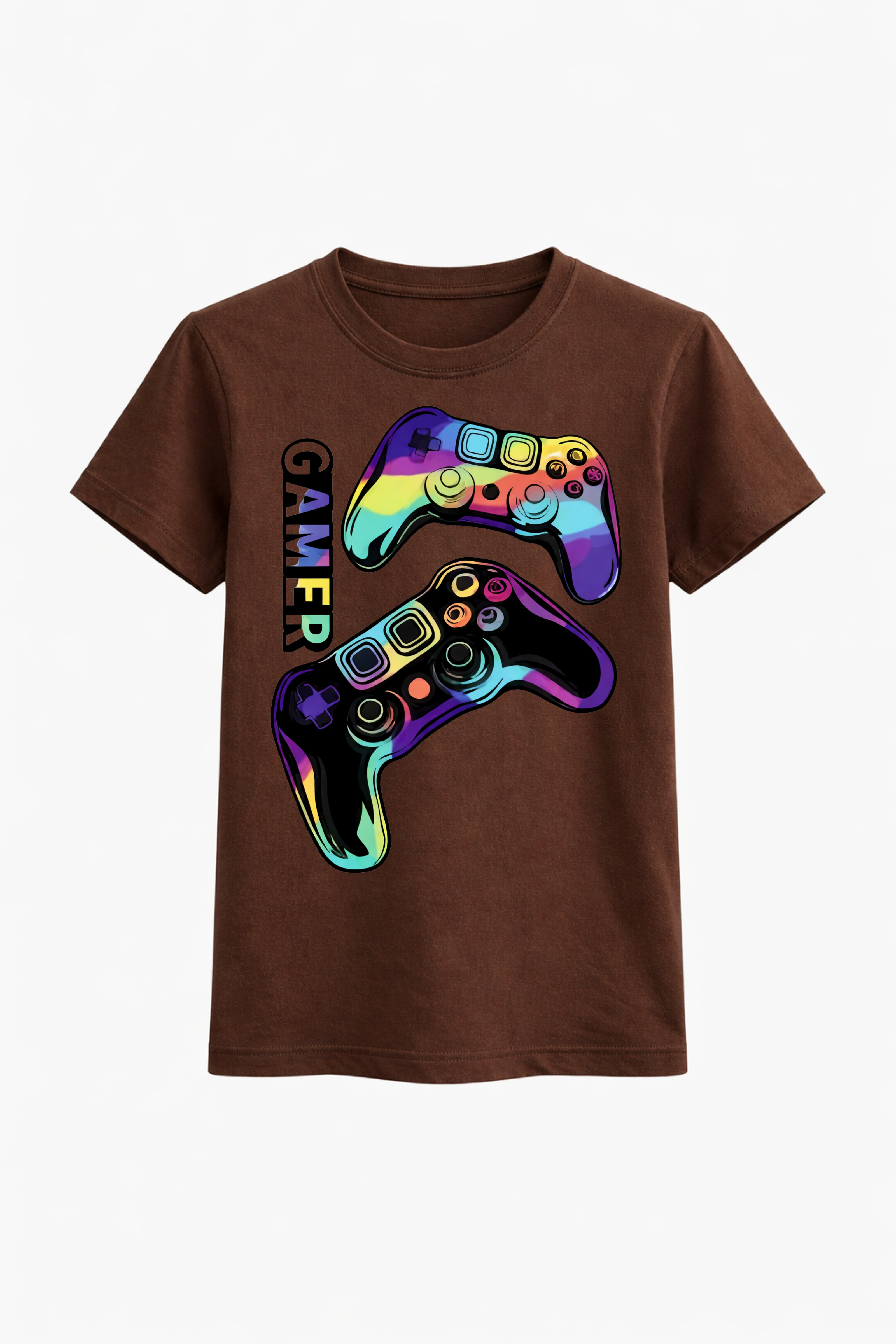 Neon Gamer Controllers T-Shirt