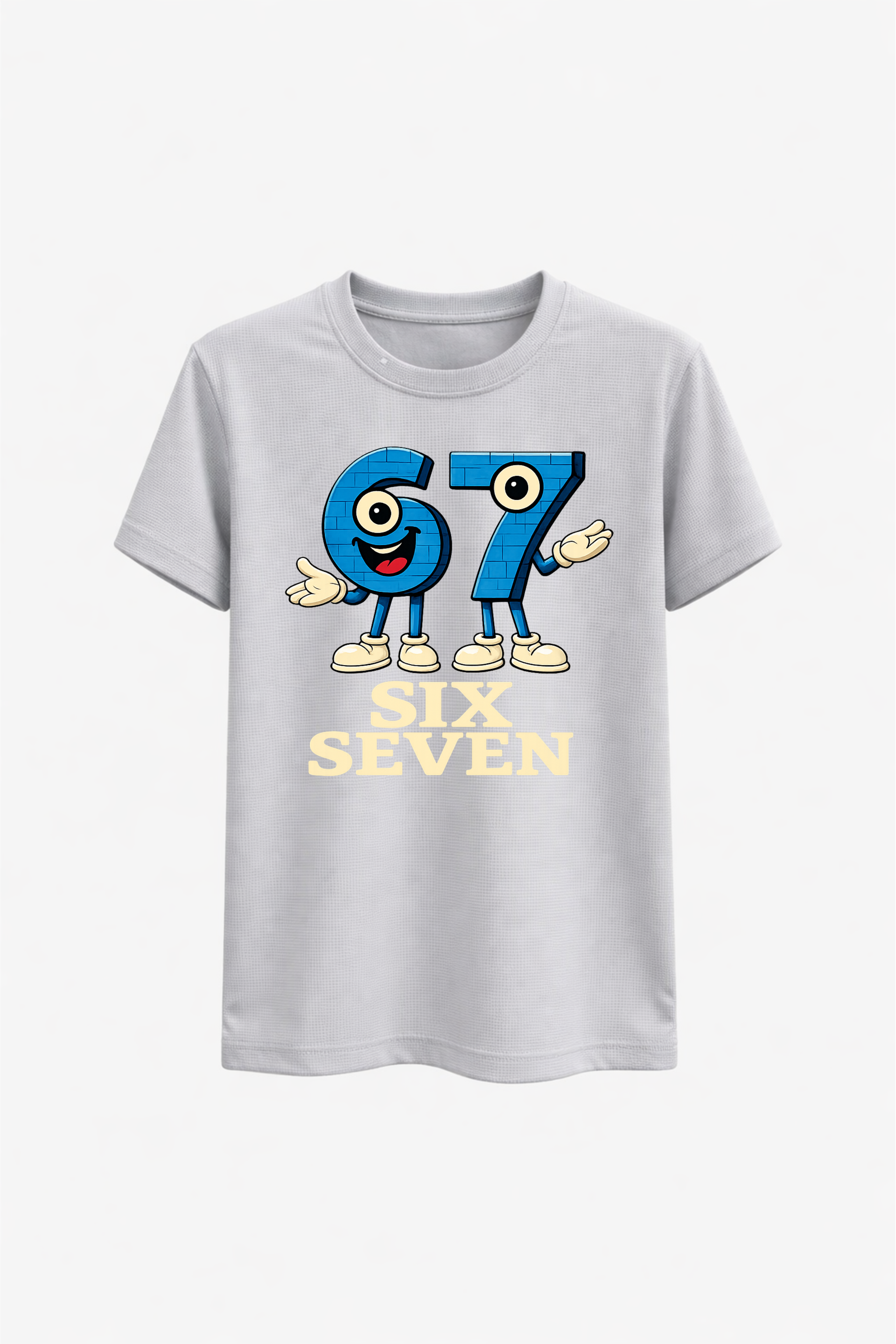 Six Seven Anime Blue Graphic Tee