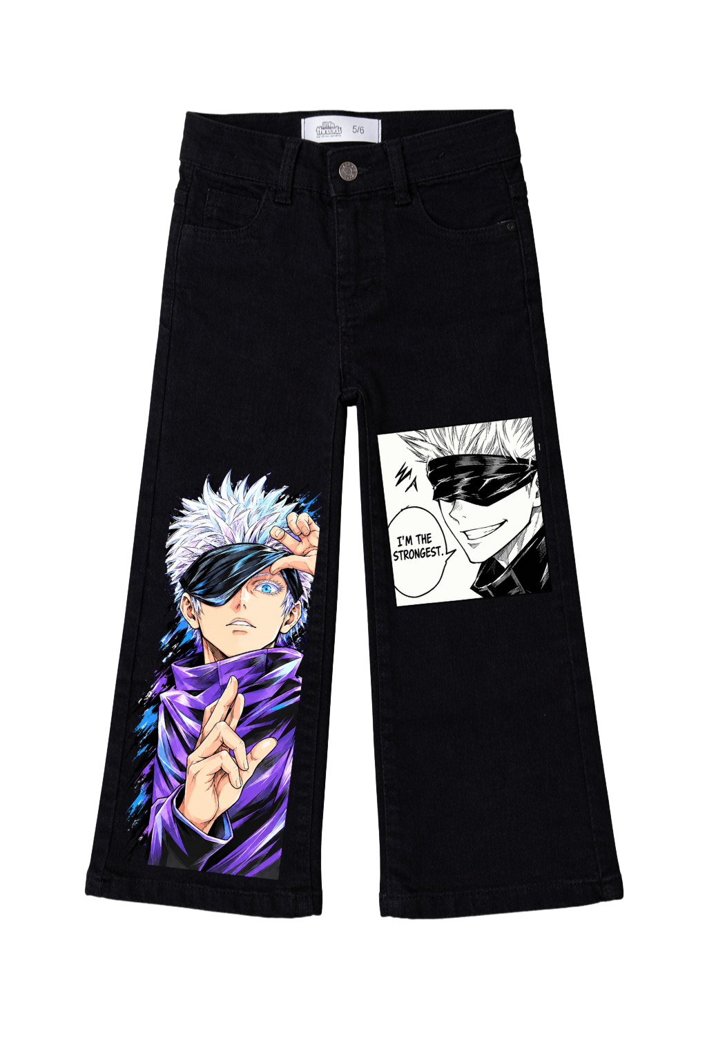 Gojo Strongest One Graphic Jeans