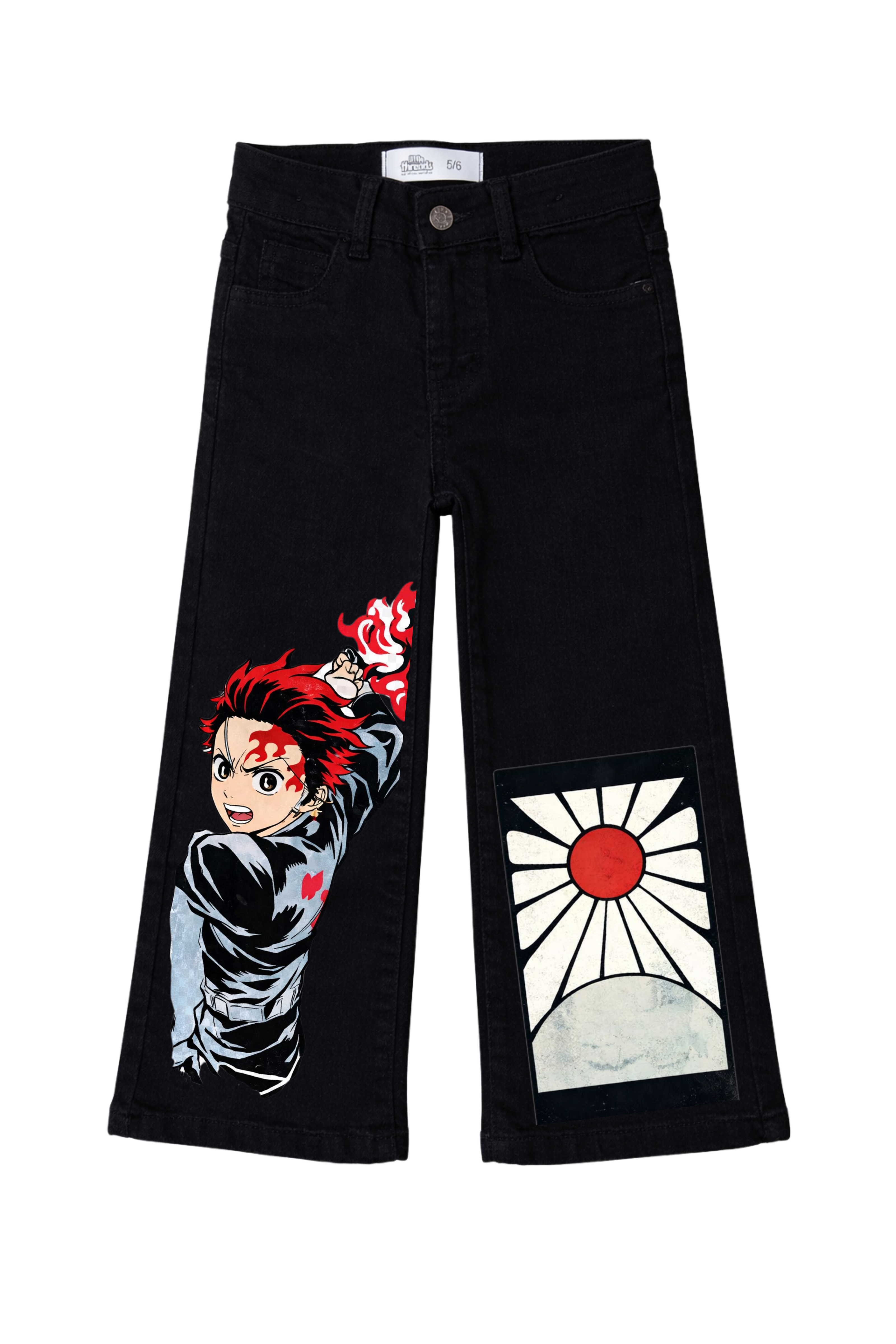 Flame Slayer Denim Jeans