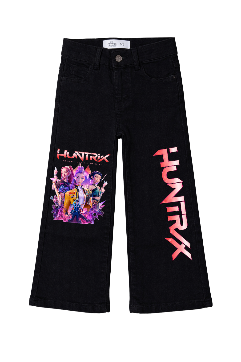 Huntrx Kpop Wide Leg Jeans