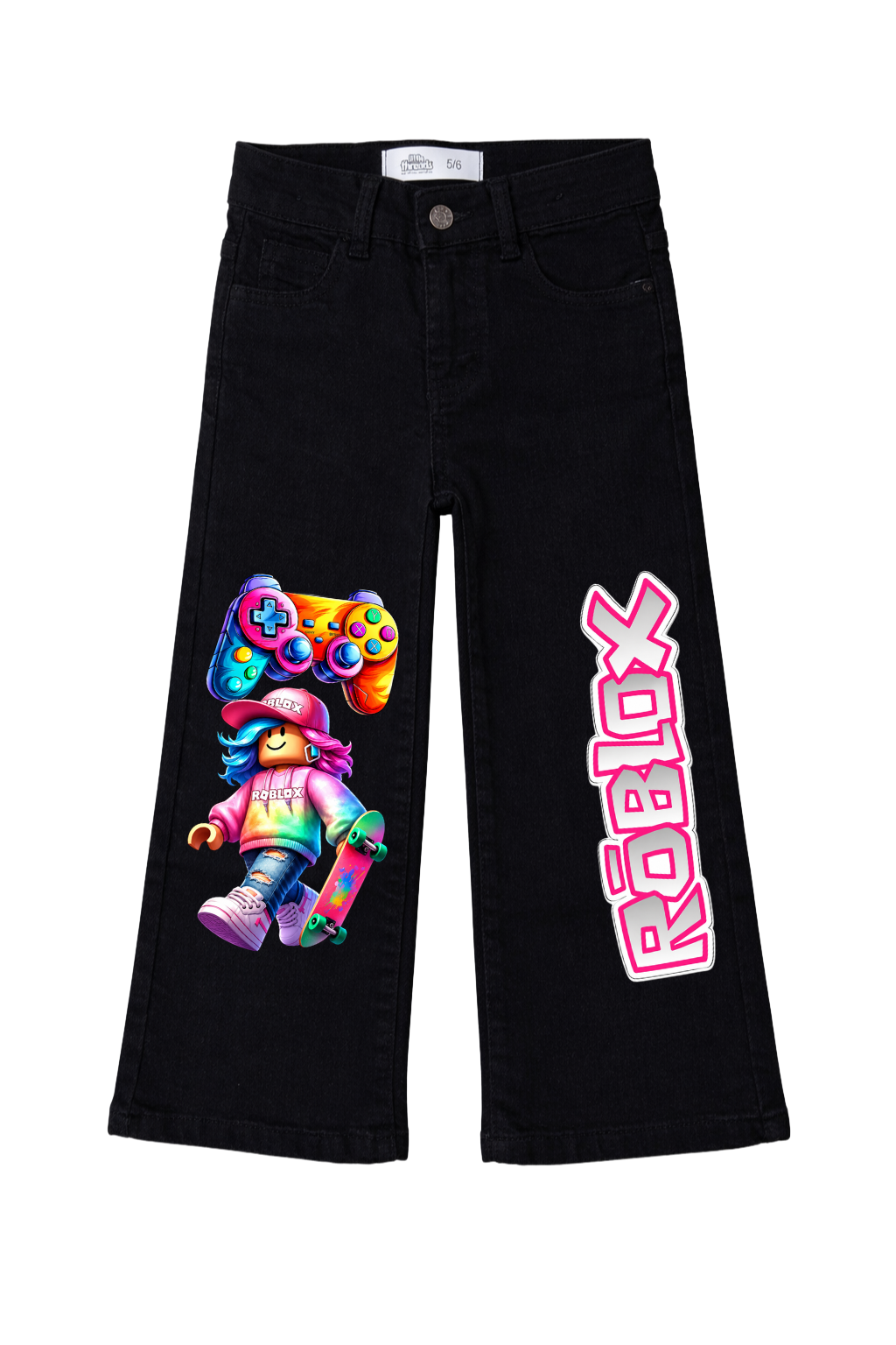Skateboarding Roblox Graphic Jeans