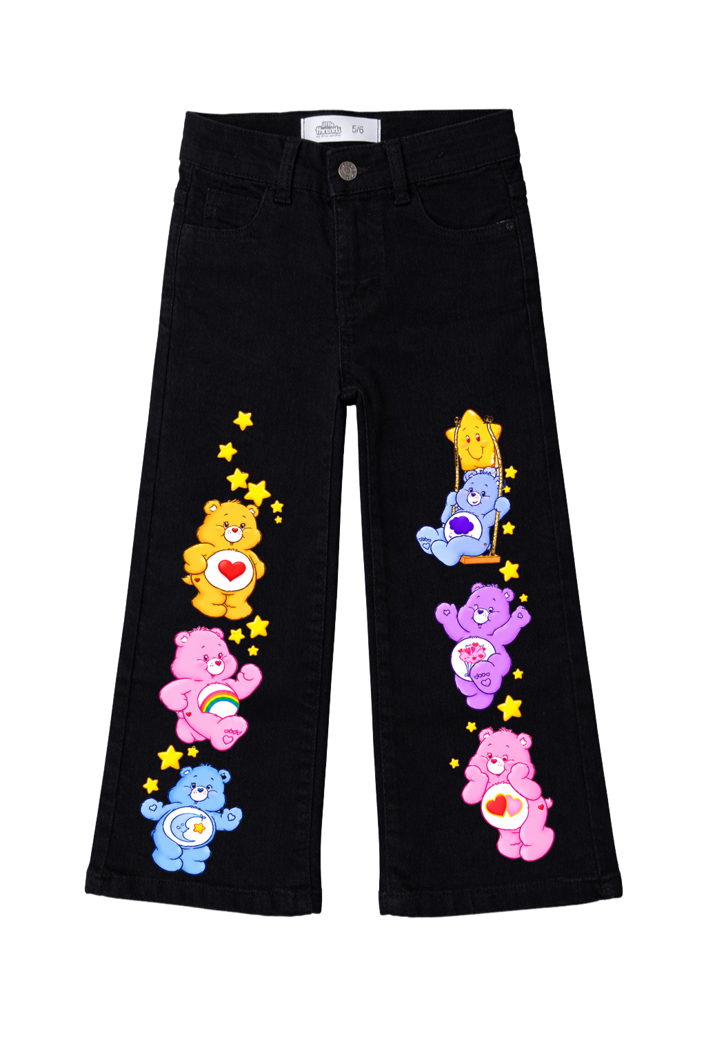Care Bears Starry Wishes Graphic Wide Leg Jeans