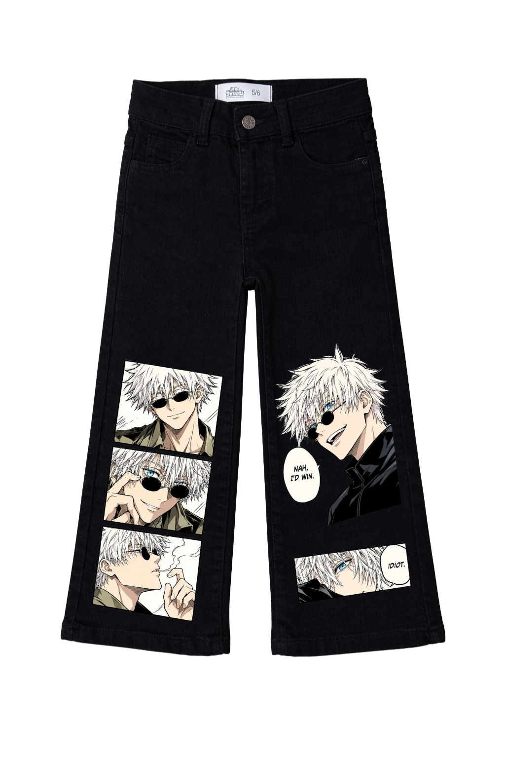 Gojo Manga Graphic Jeans