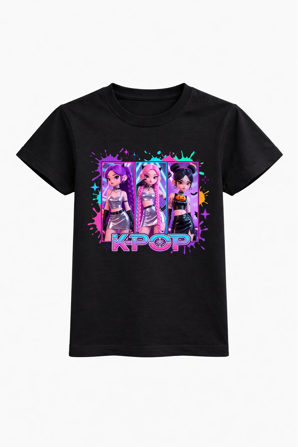 K-Pop Neon Queens Tee