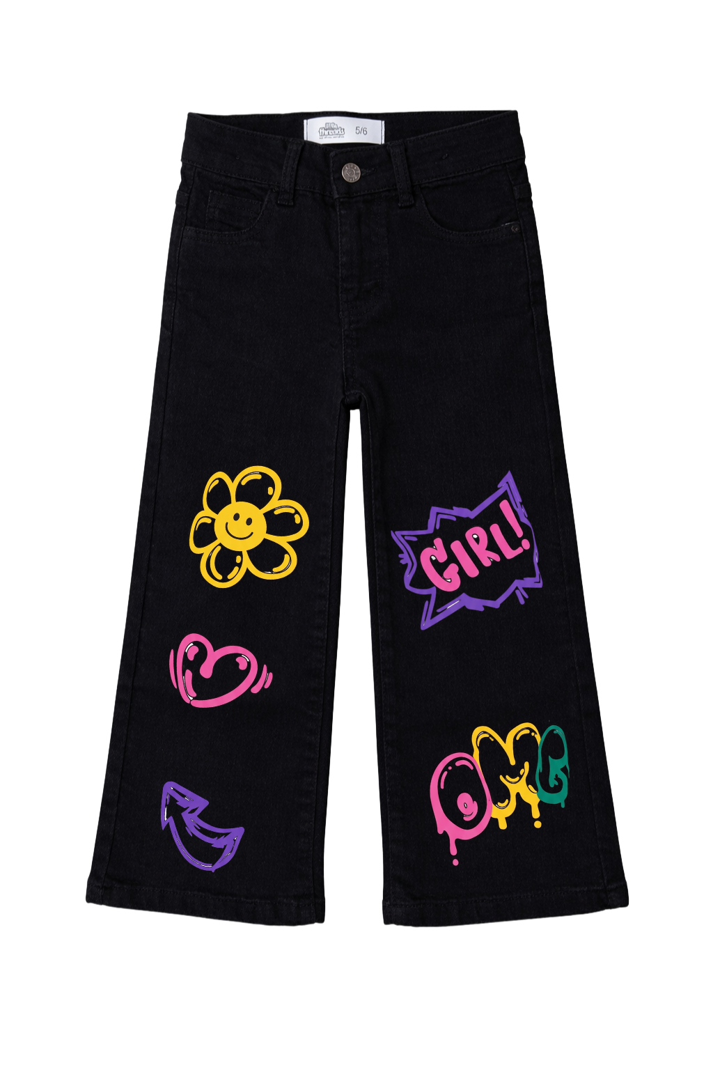 OMG Girl Wide Leg Jeans