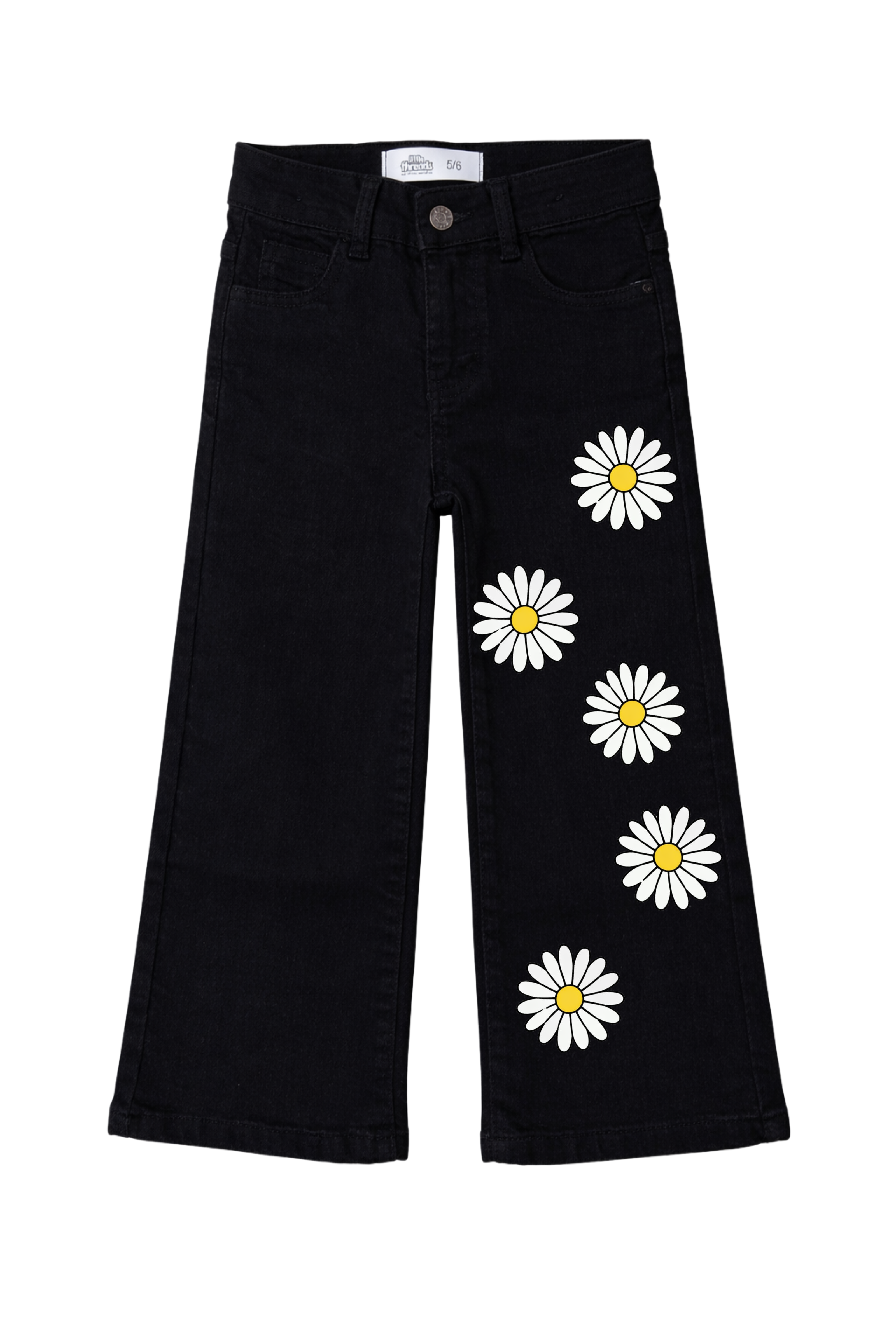 Sunny Daisy Graphic Denim Jeans