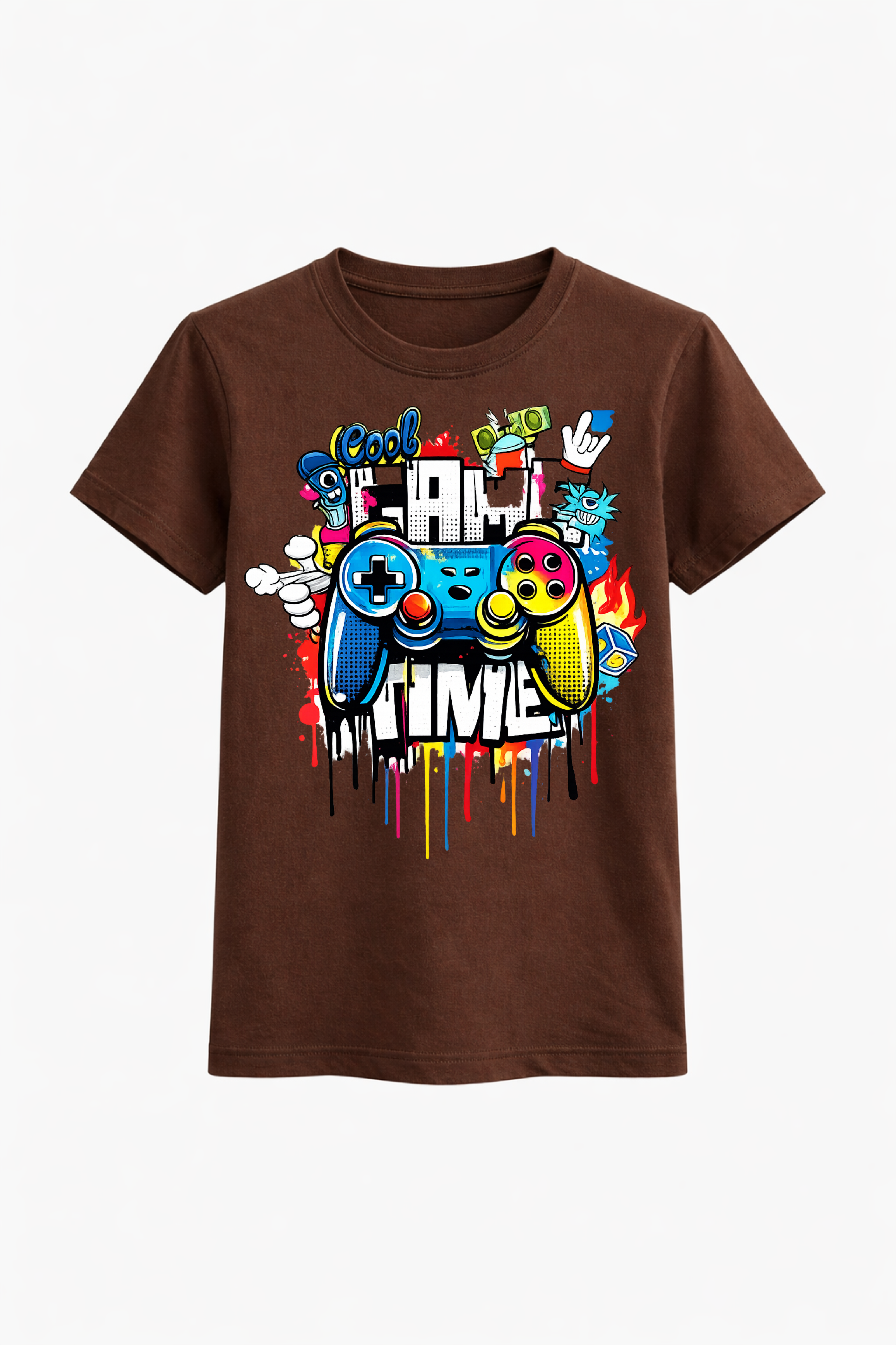 Graffiti Cool Game Time Graphic Tee
