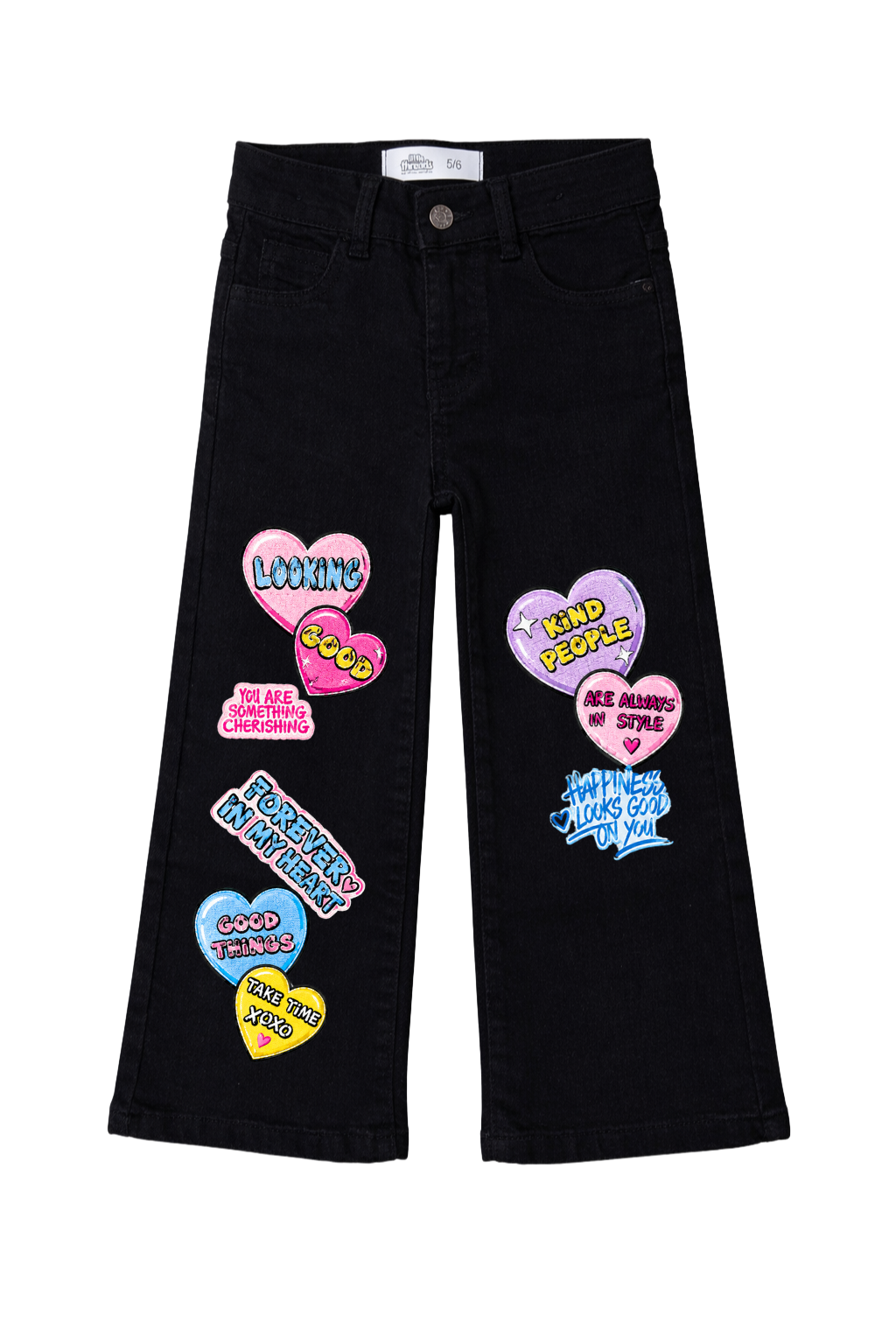 Kind Hearts Wide Leg Jeans