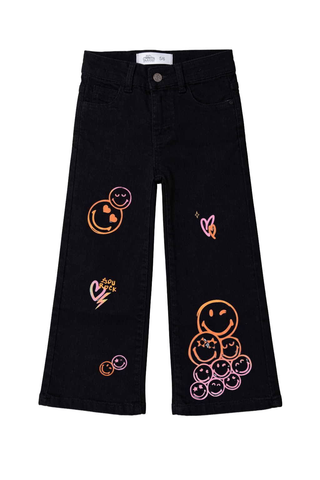 Happy Mood Wide Leg Jeans