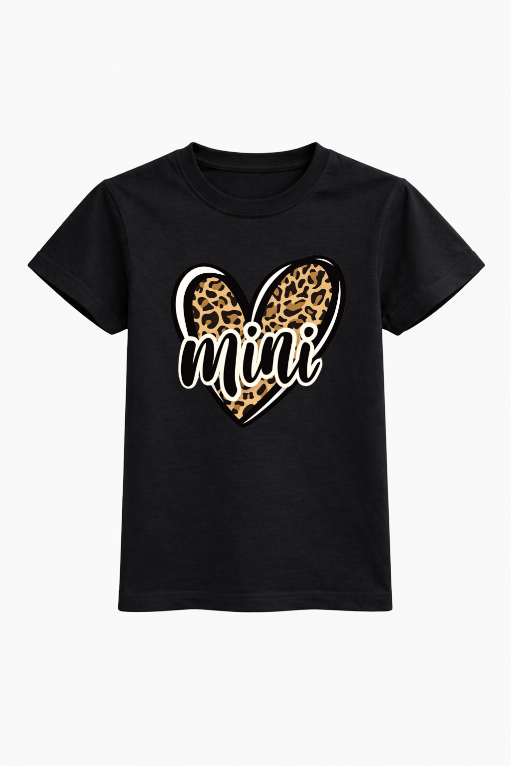 Mini Leopard Heart Tee