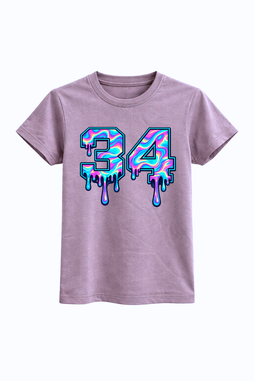 Three Four Digital Paint Print Tee