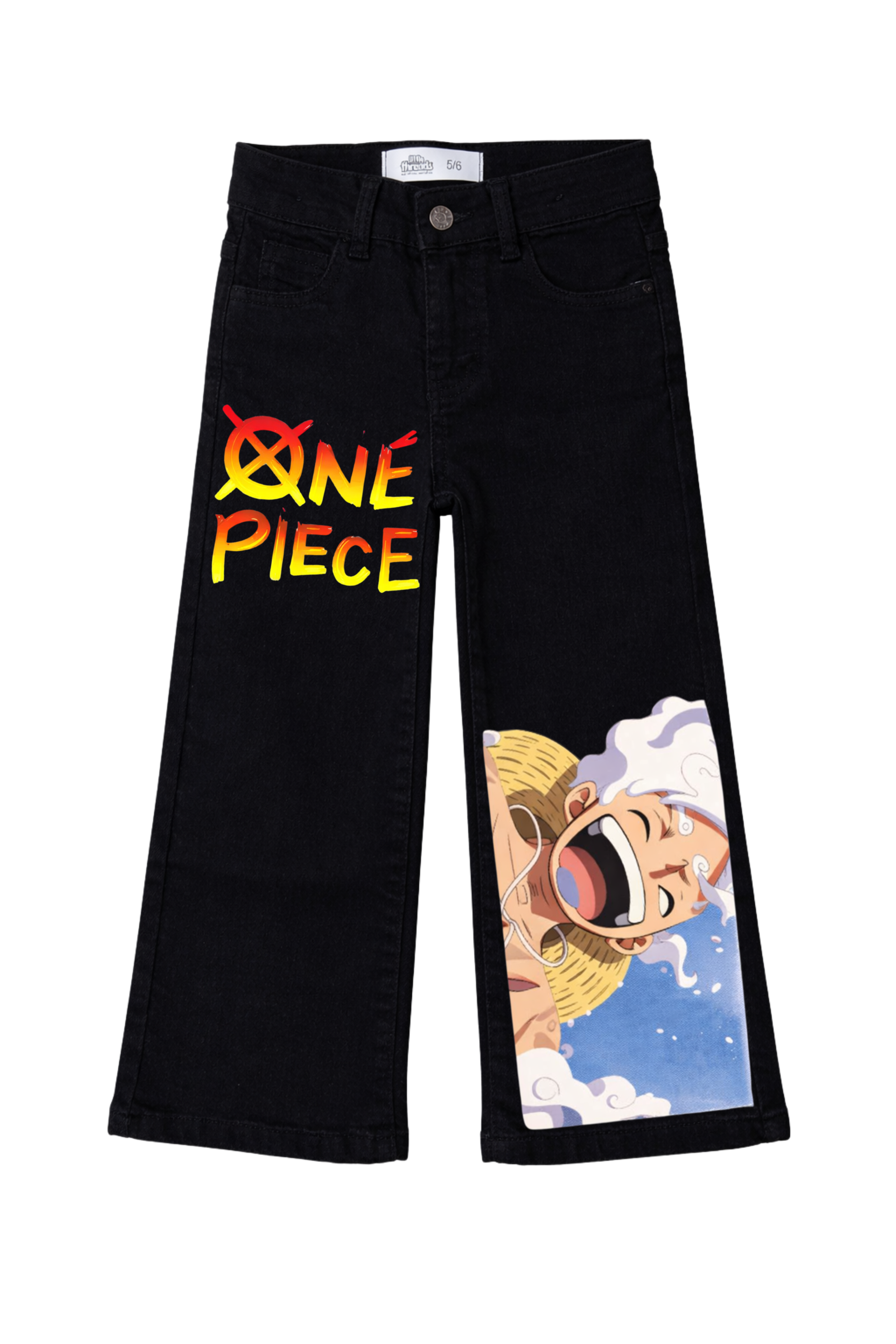 One Piece Splash Denim Jeans
