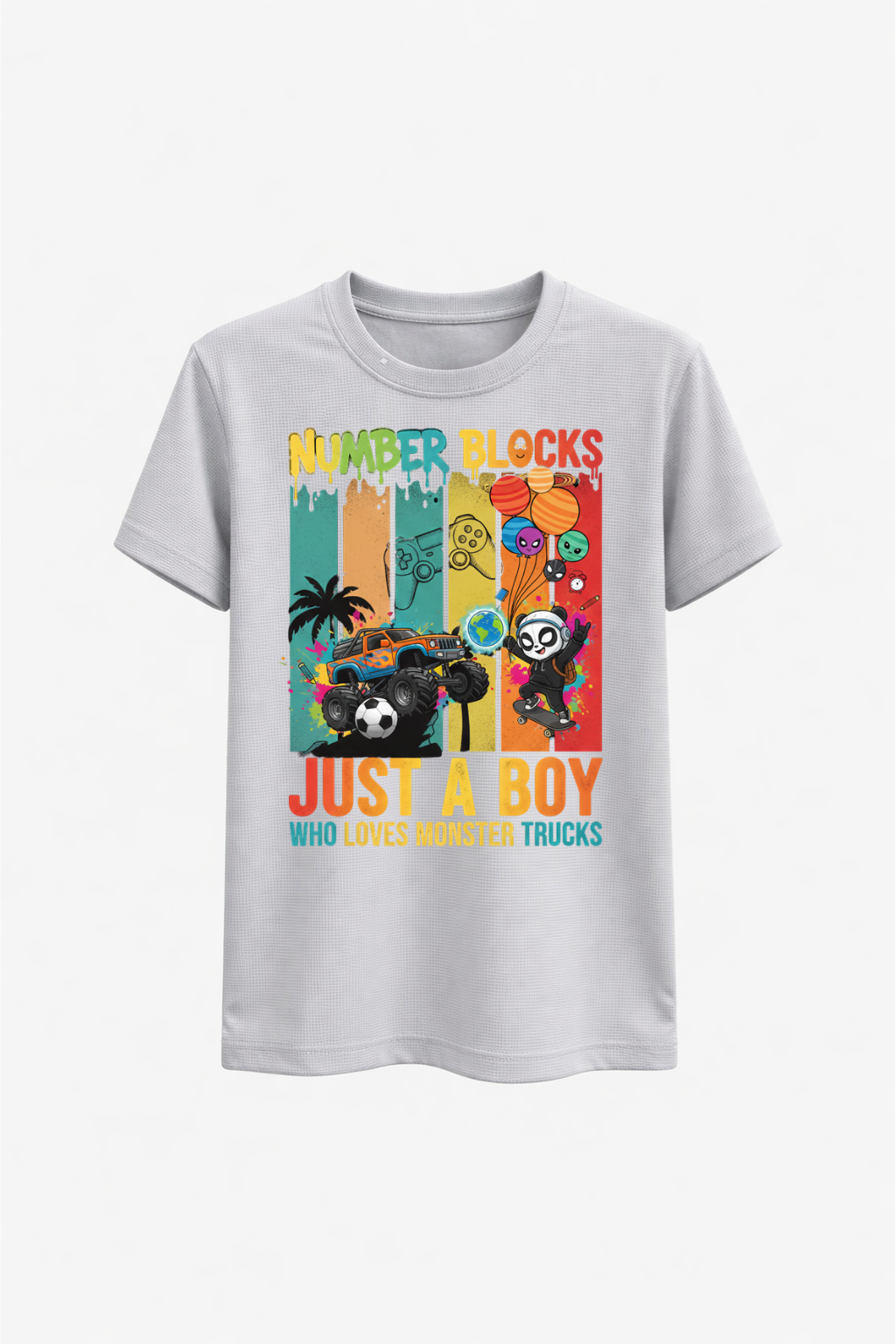 Monster Truck Boy Tee