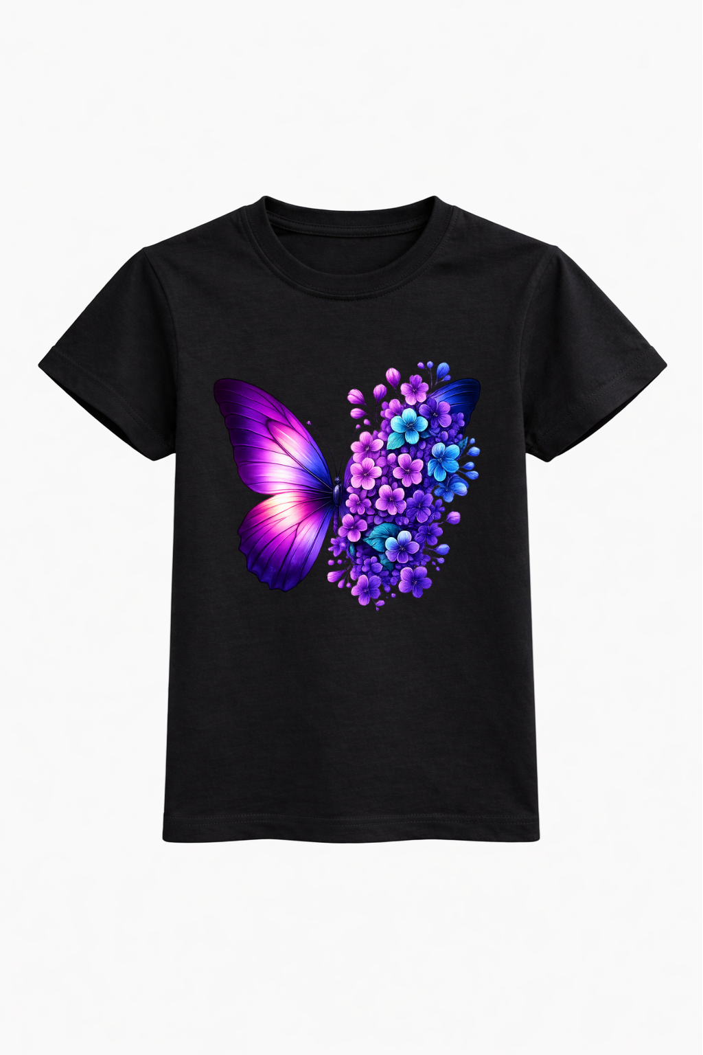 Neon Butterfly Graphic Tee