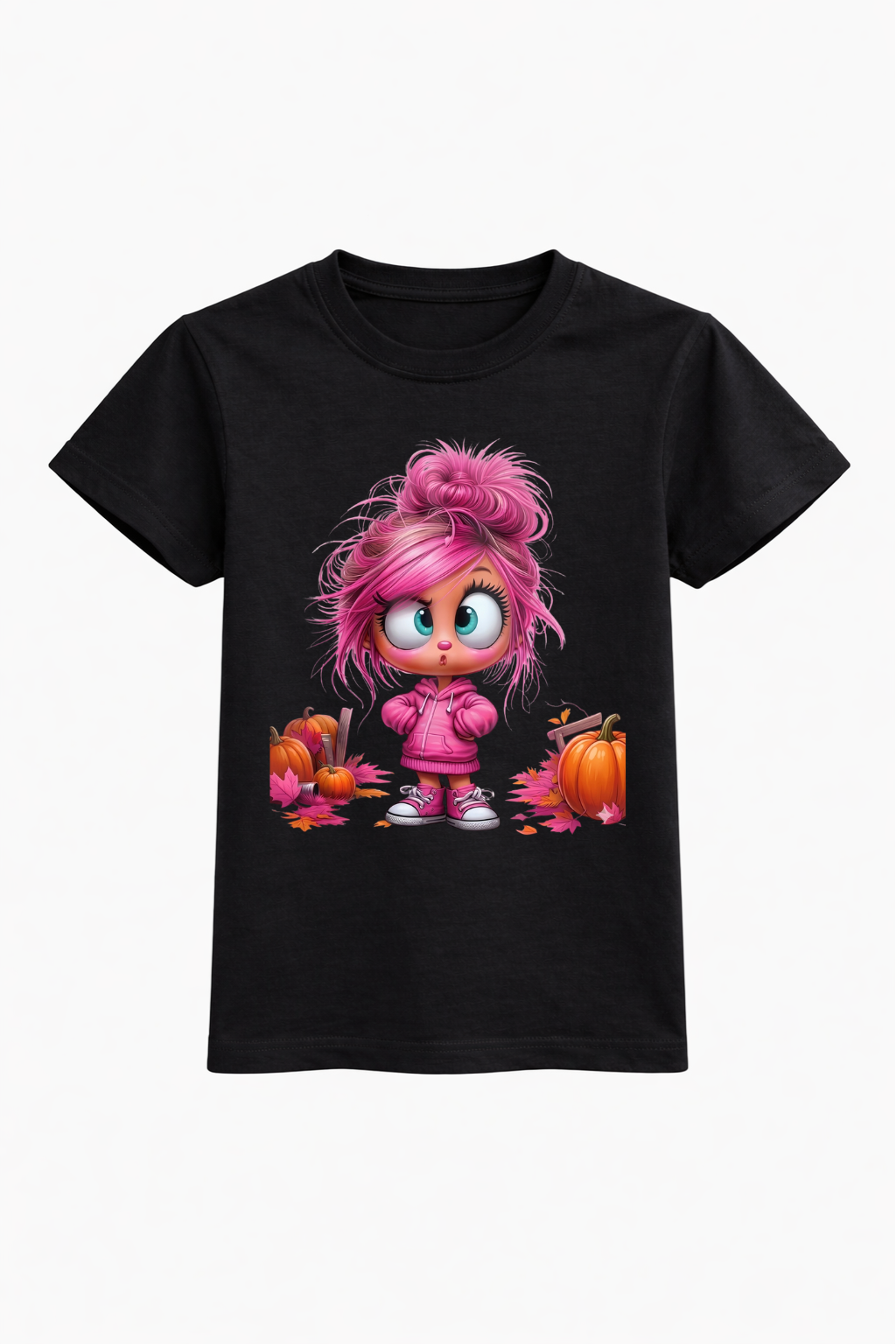Pink Pumpkin Girl Tee