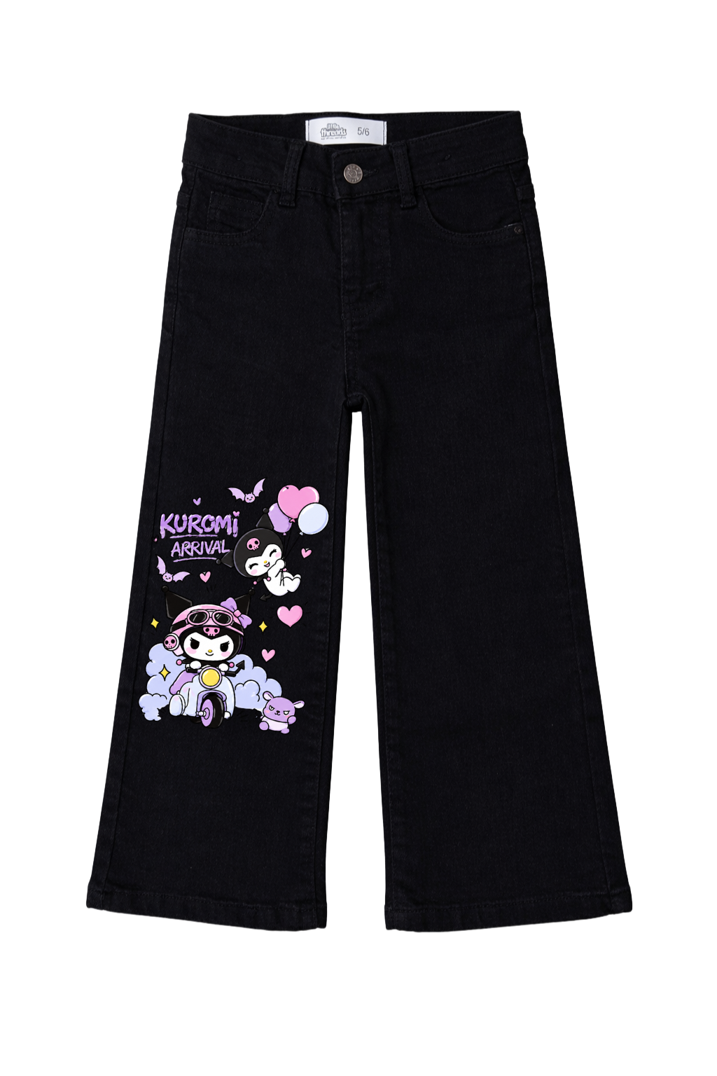 Kuromi Arrival Rider Wide Leg Jeans