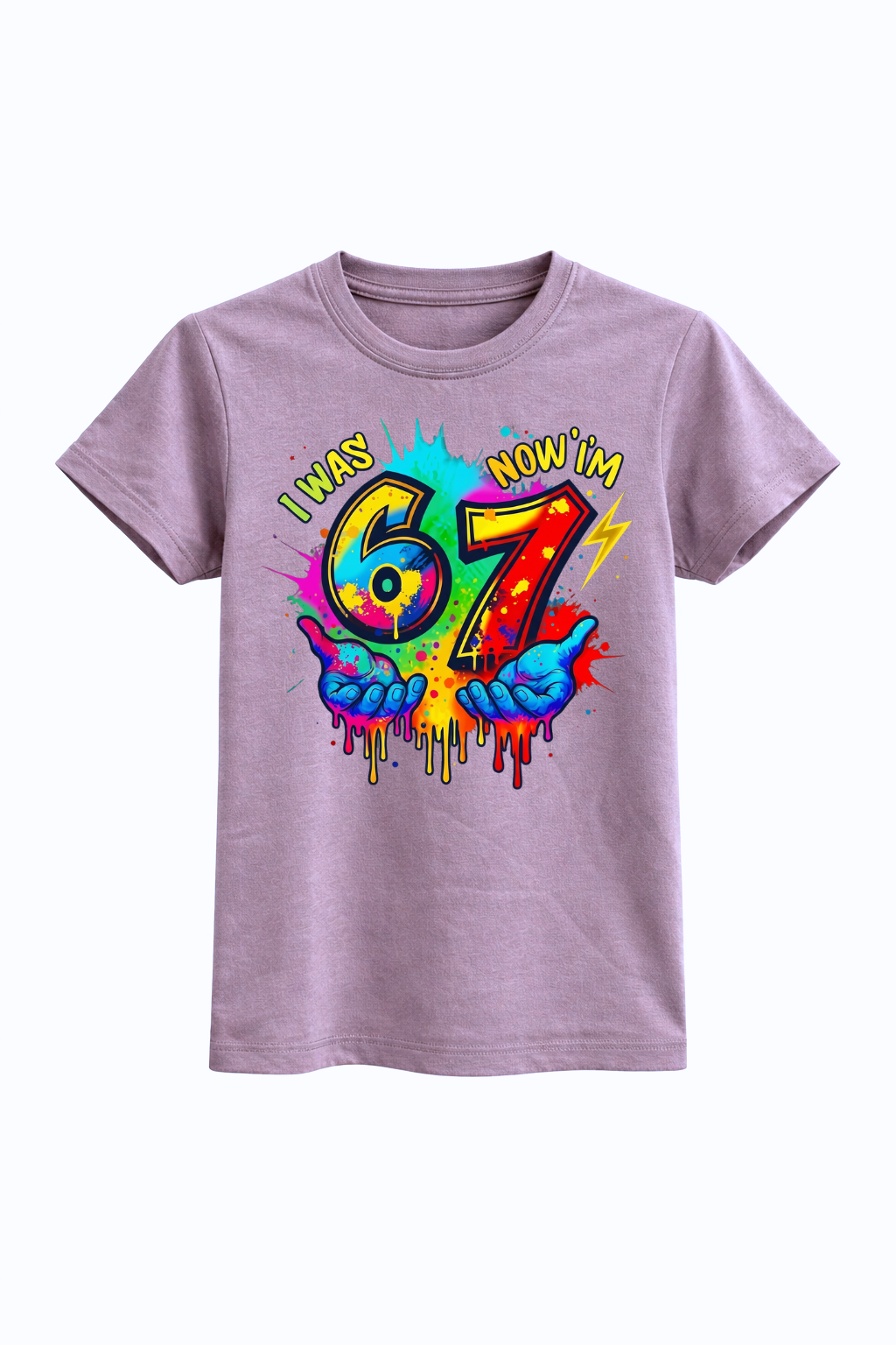 I Was 6 Now I’m 7 Birthday Tee