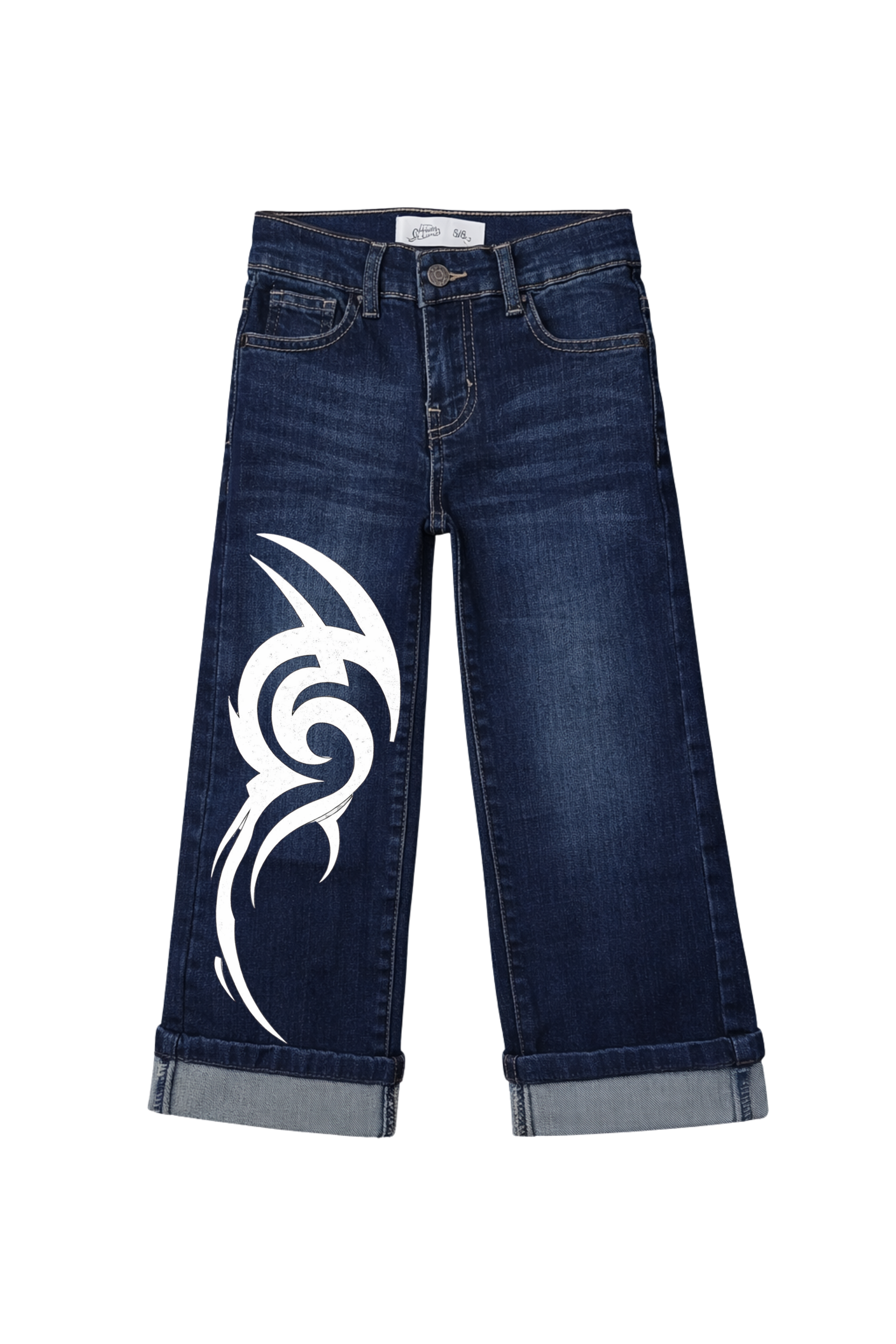 Tribal Wave Denim Jeans