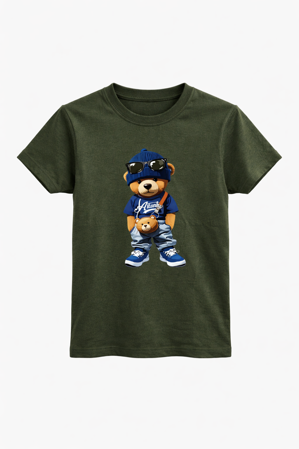 Drip Teddy Graphic Cotton Tee