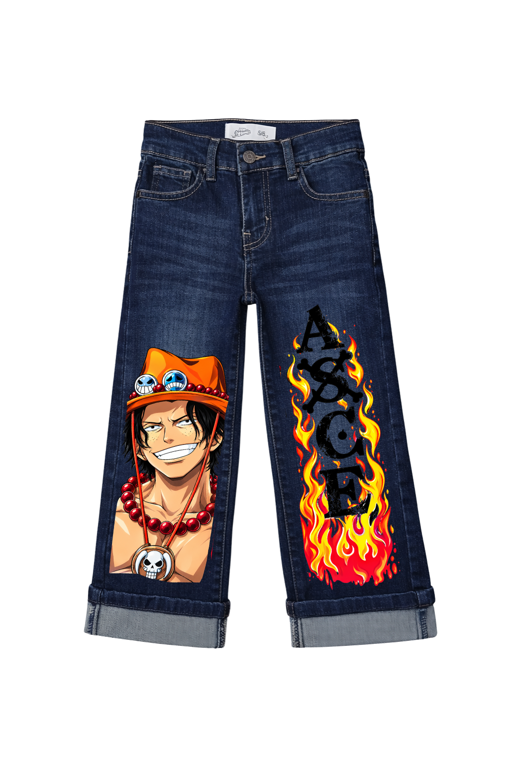 Ace Flame Graphic Jeans