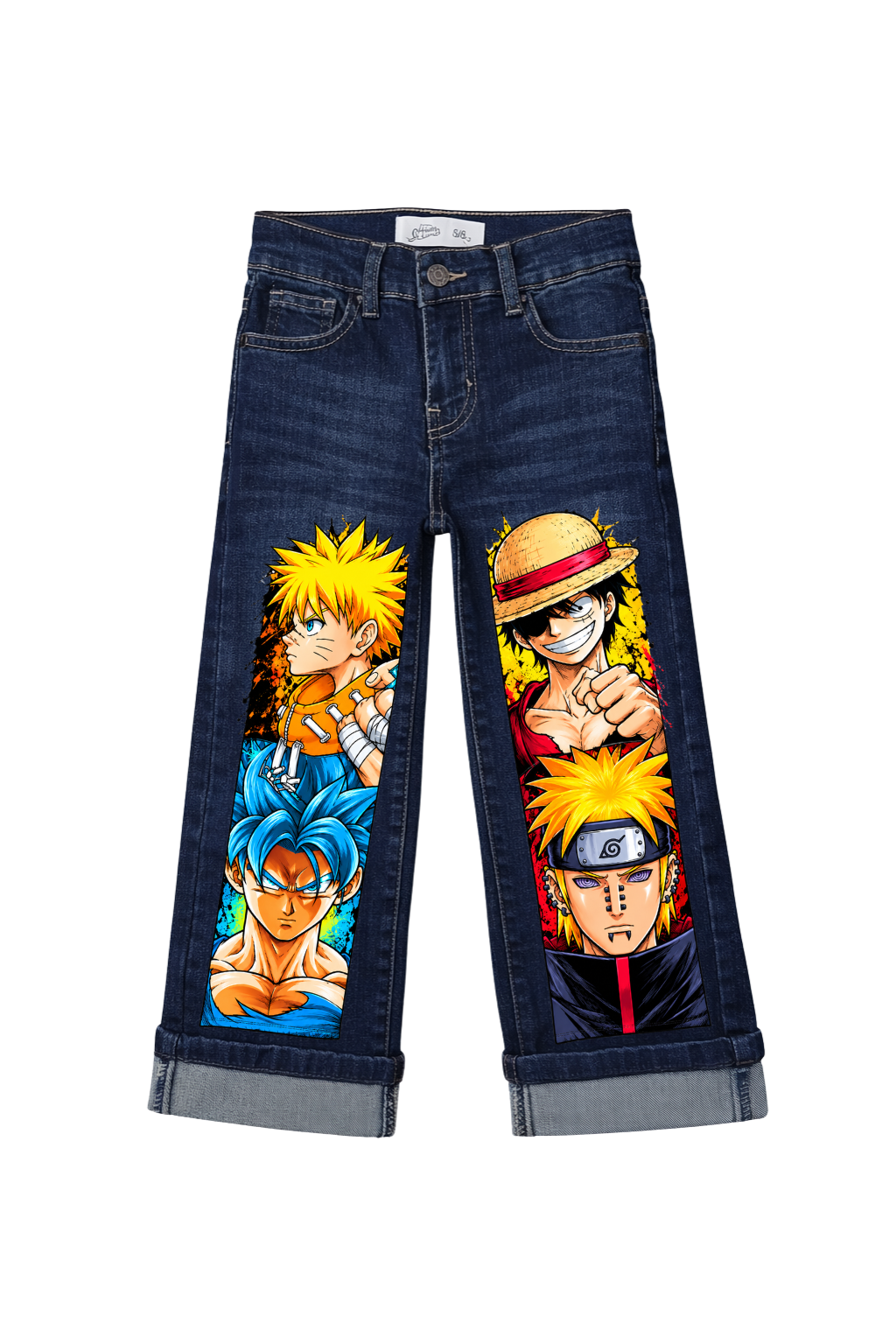 Anime Titans Graphic Jeans