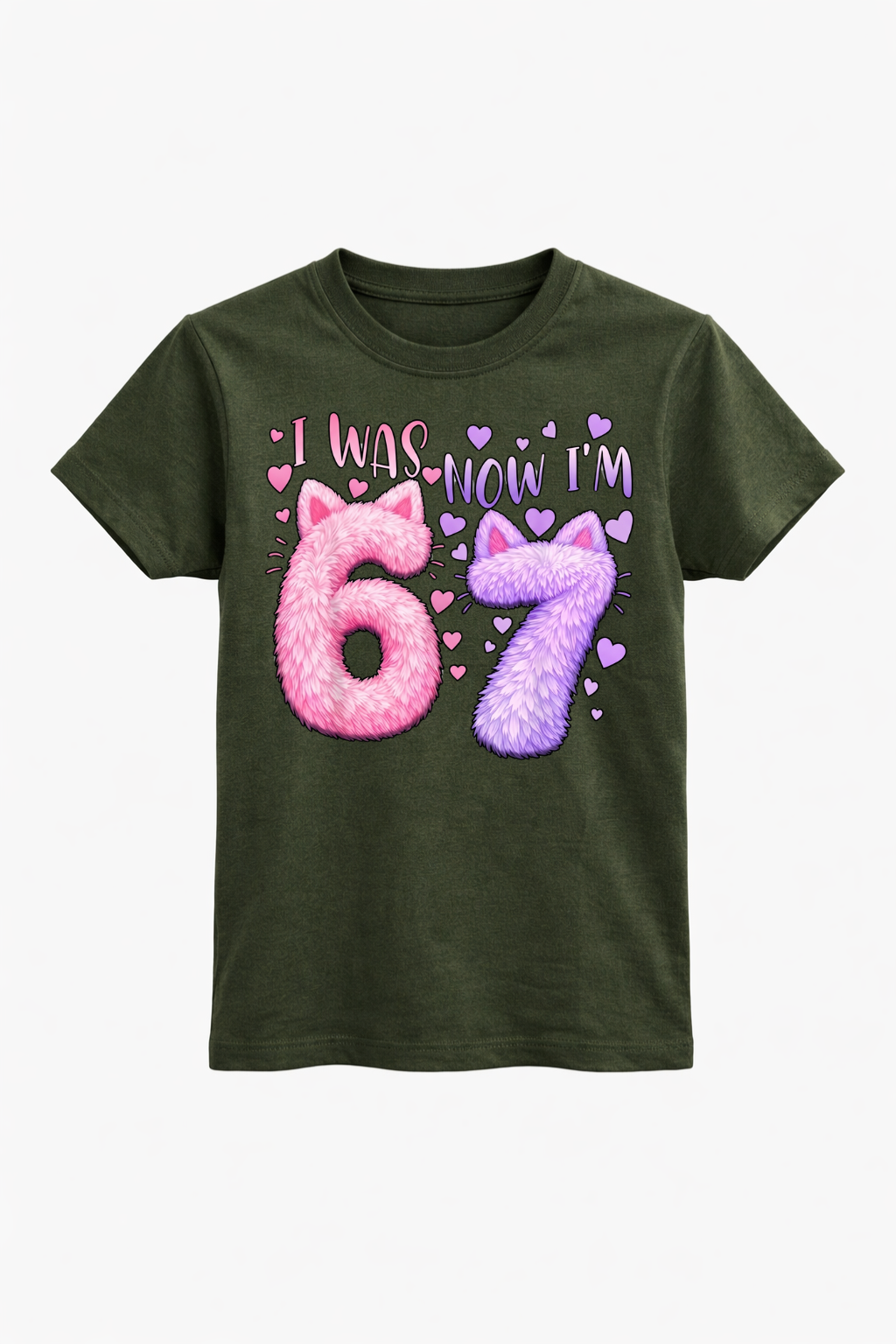 I Was 6 Now I’m 7 Princess Birthday Tee