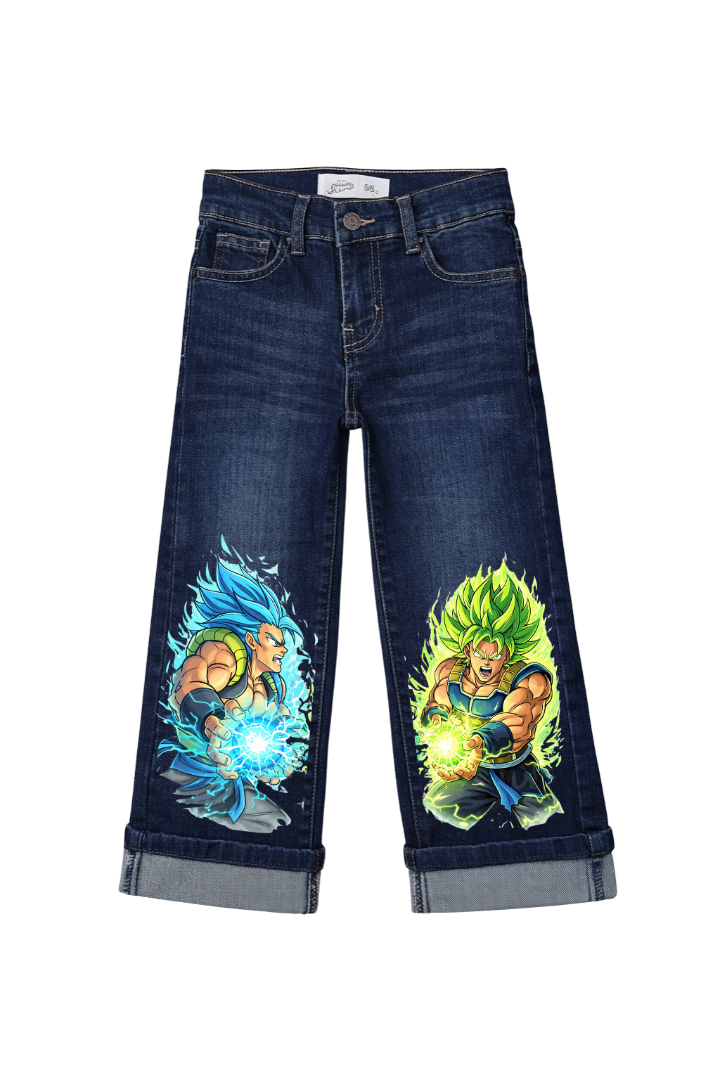 Power Clash Anime Jeans