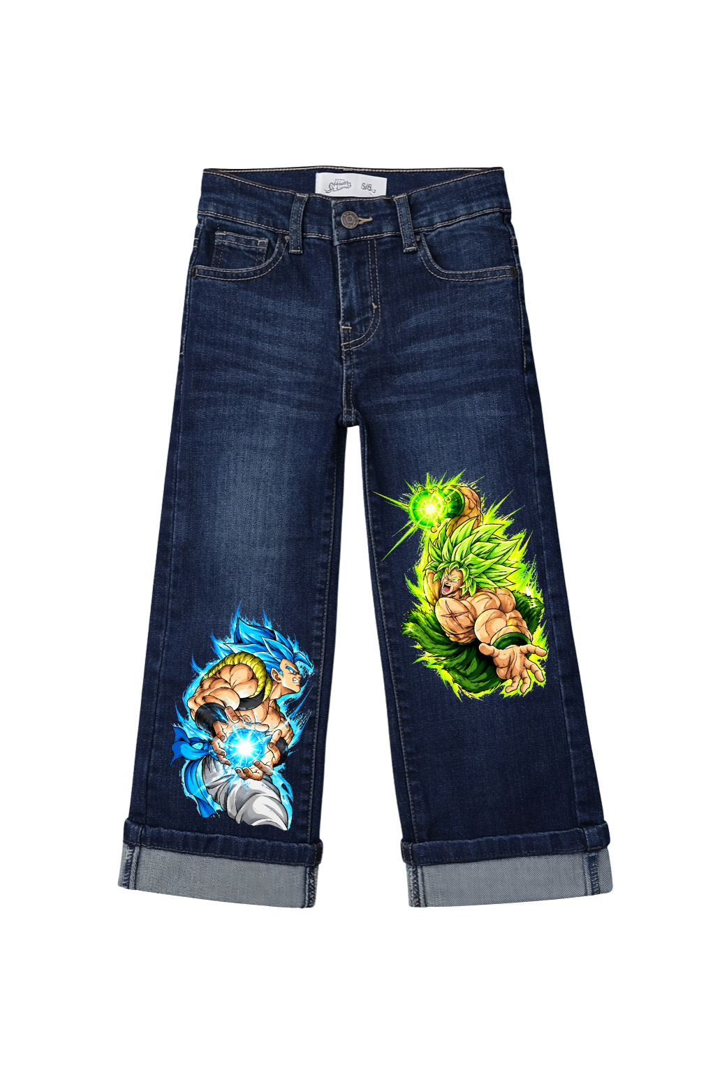 Broly vs Gogeta Power Clash Graphic Jeans
