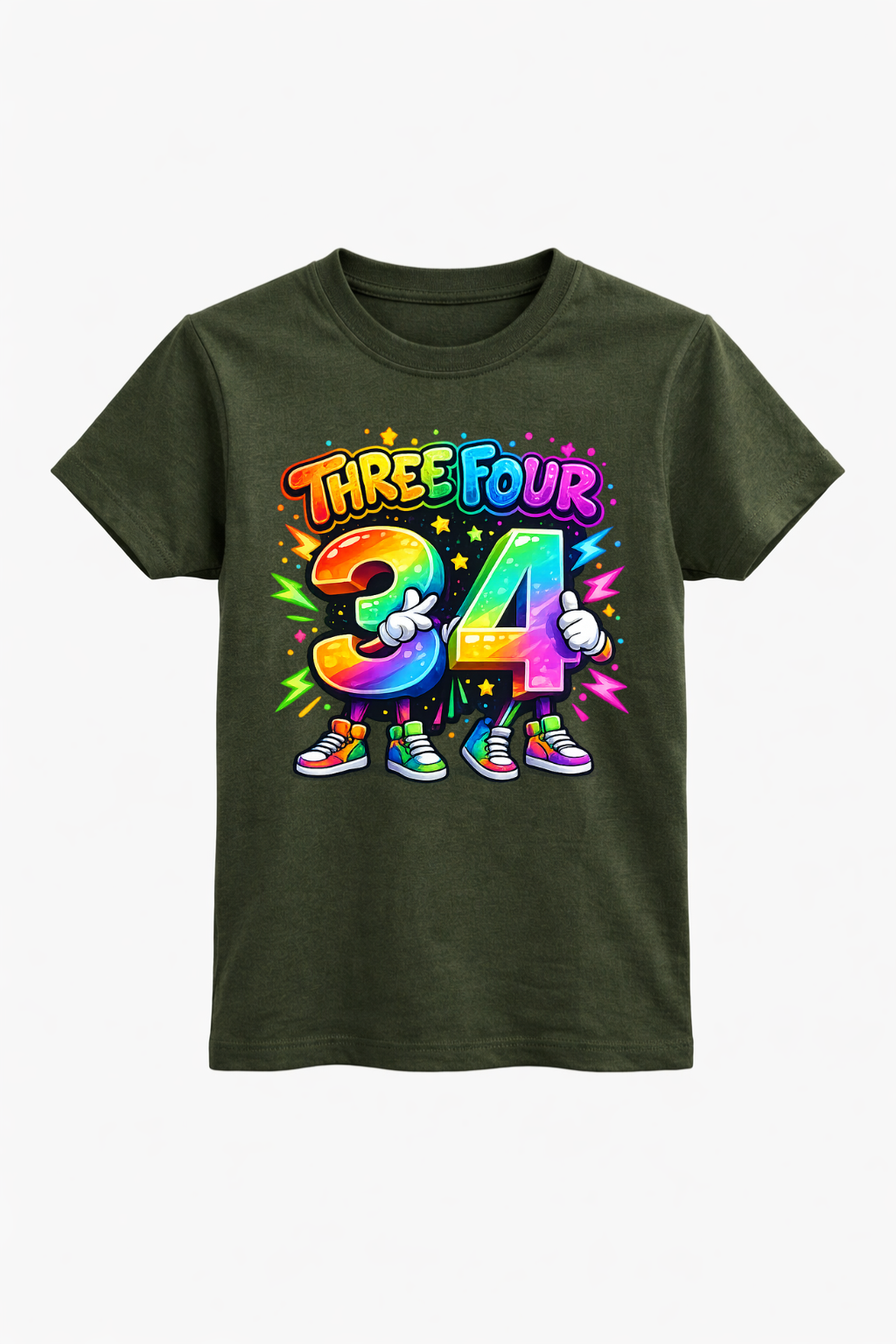Three Four Friends Birthday Tee