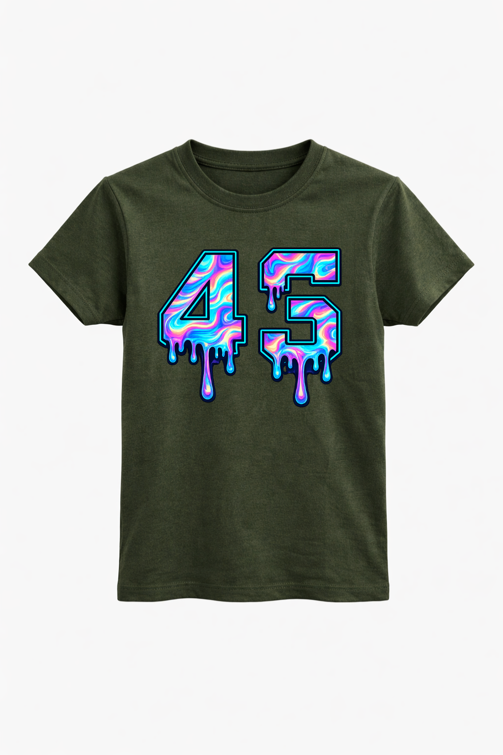 Four Five Digital Paint Print Tee