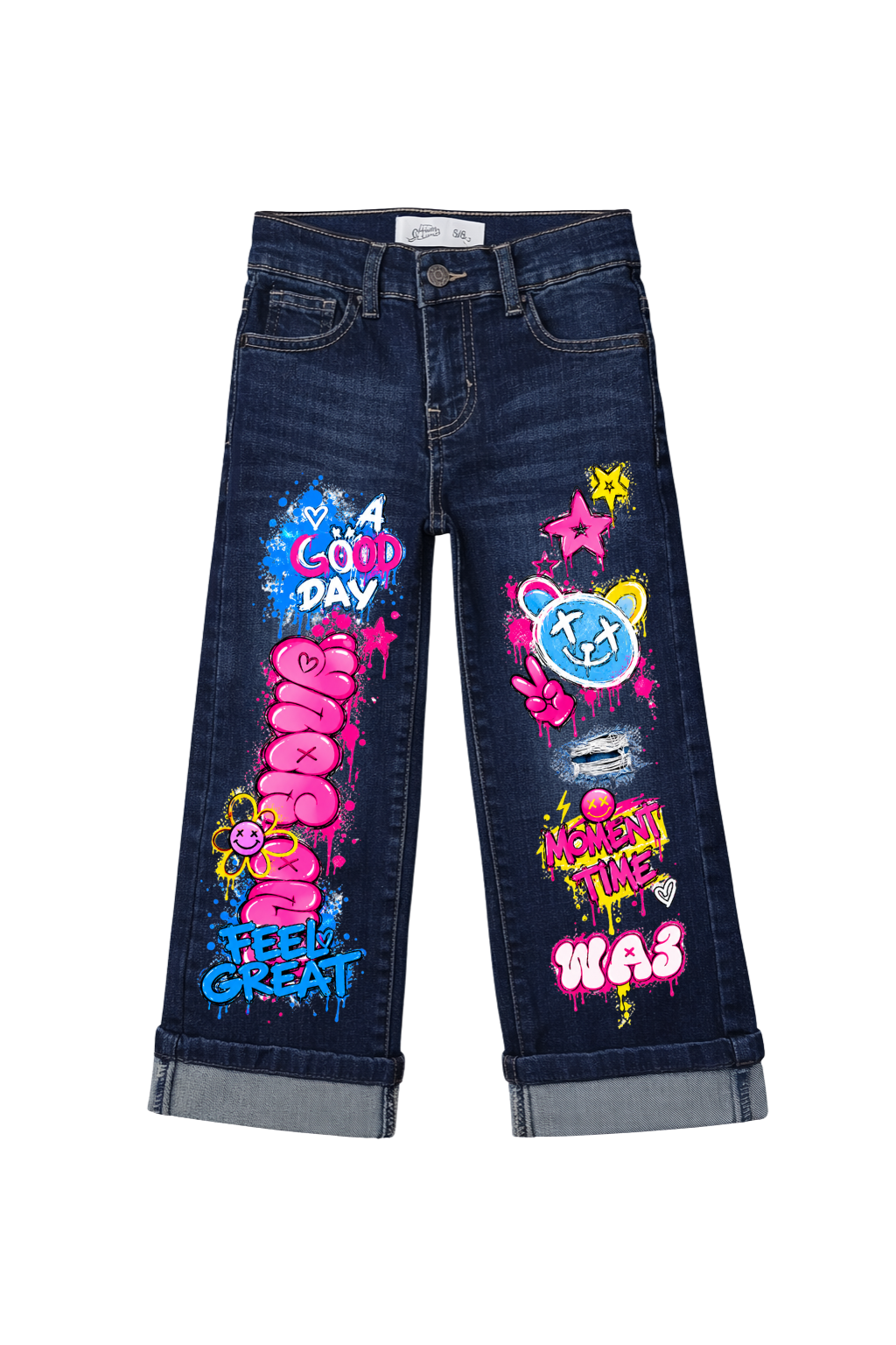 Good Day Graffiti Jeans