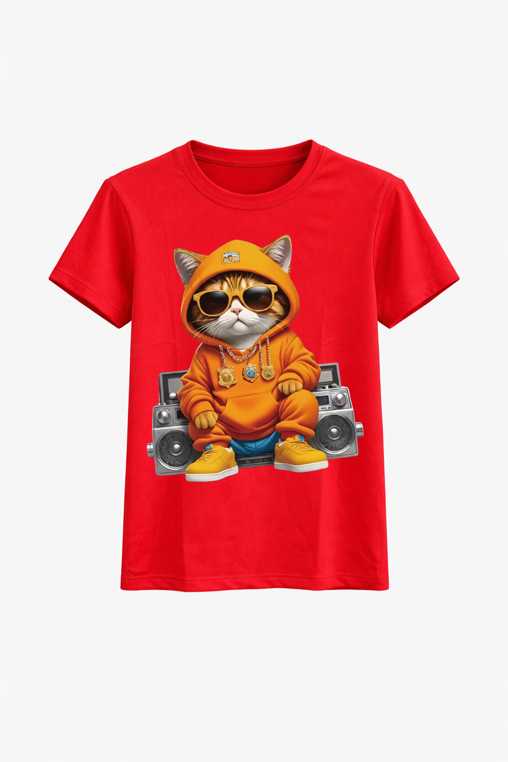 Hoodie Hustle Cat Tee
