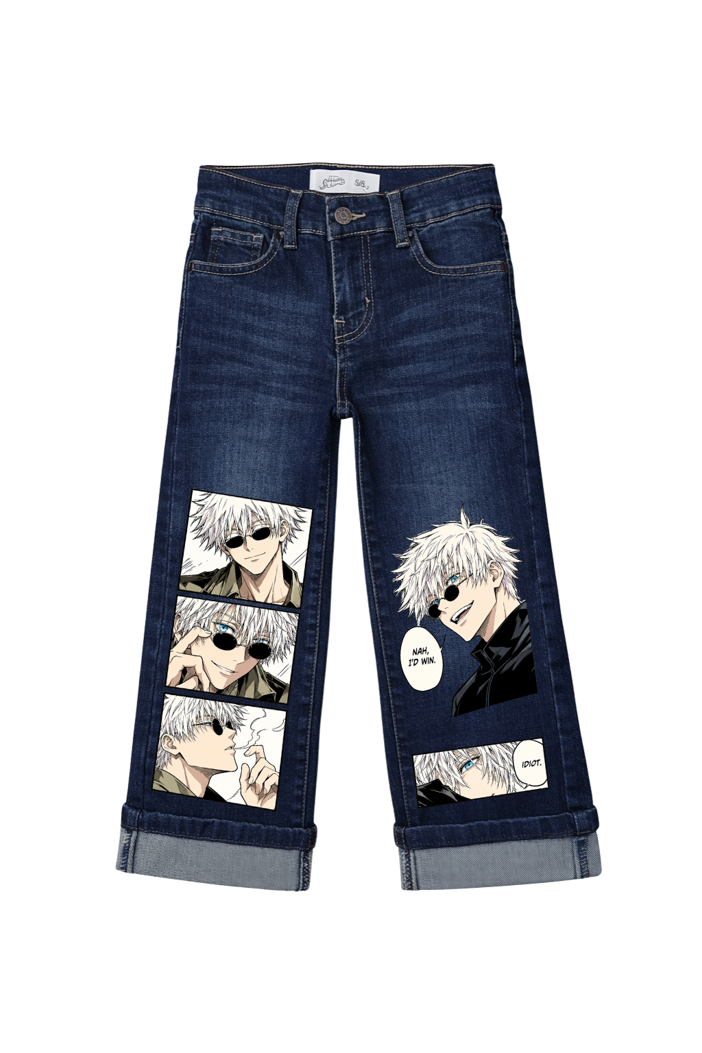 Gojo Manga Graphic Jeans