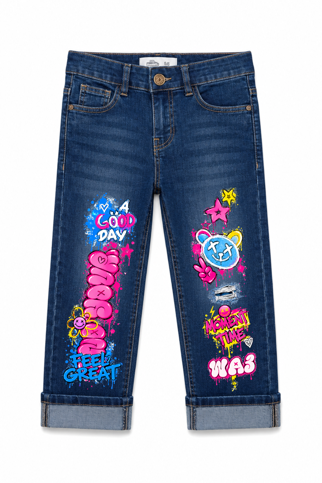 Good Day Graffiti Jeans