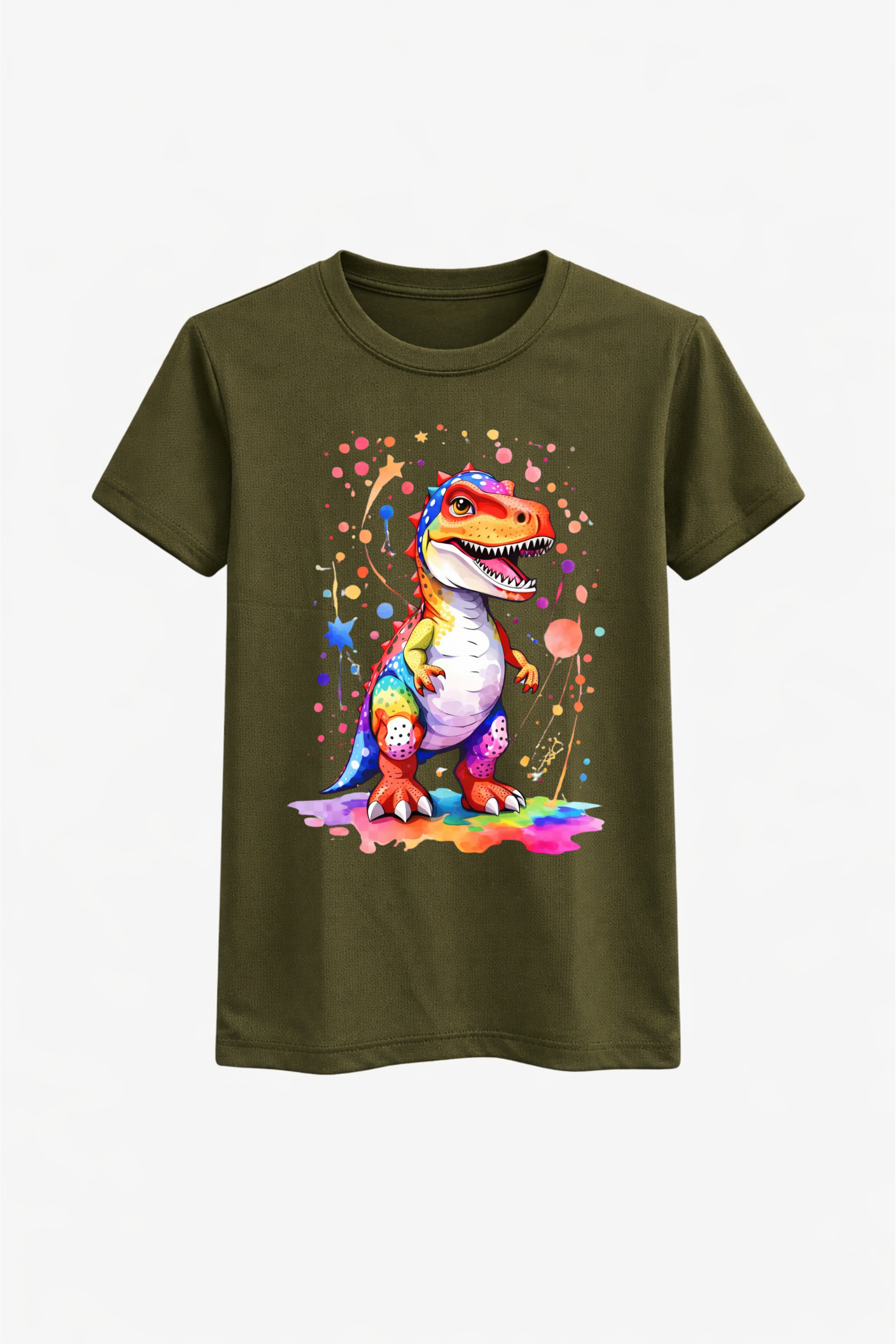 Rainbow Roar Dino Tee