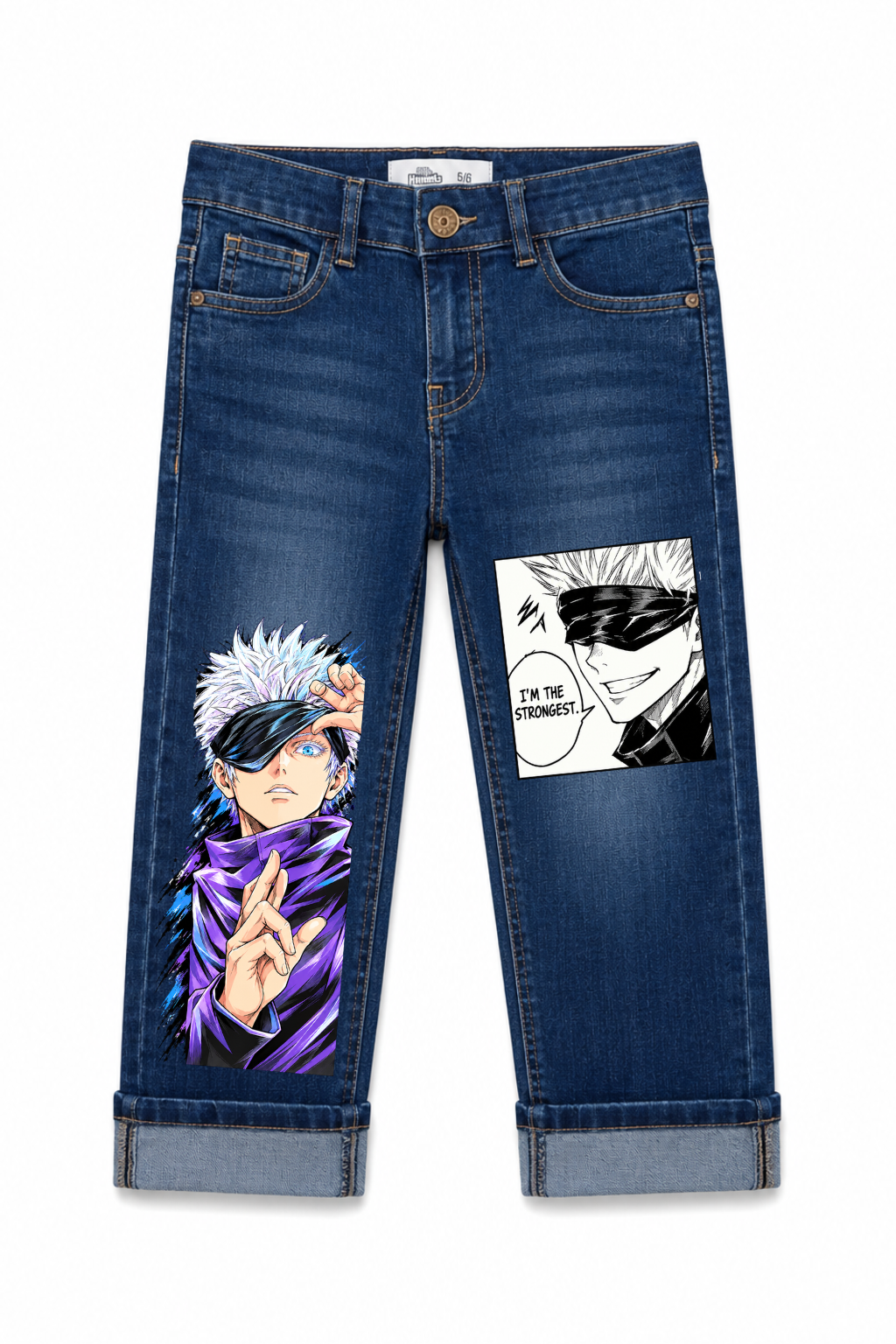 Gojo Strongest One Graphic Jeans