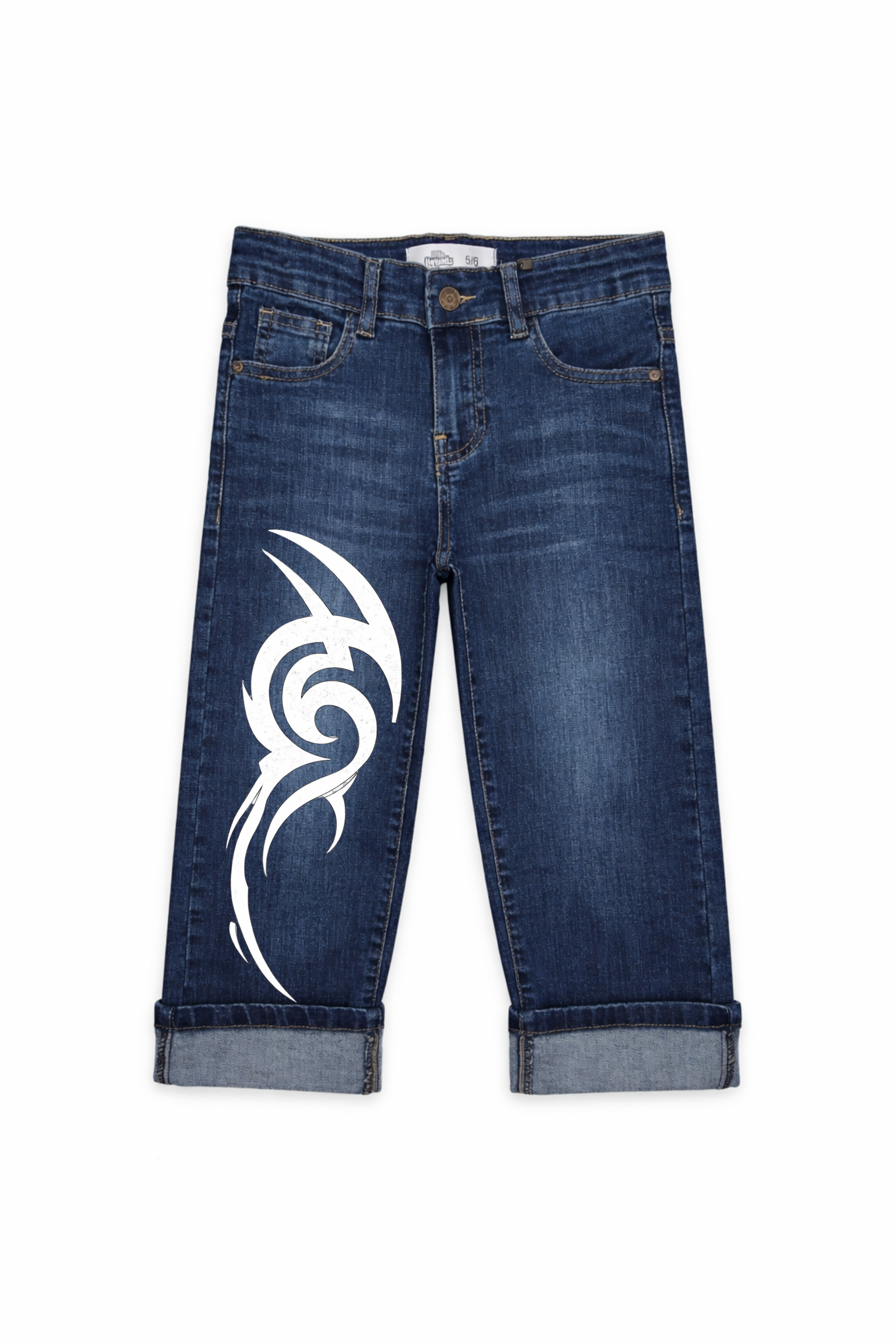 Tribal Wave Denim Jeans