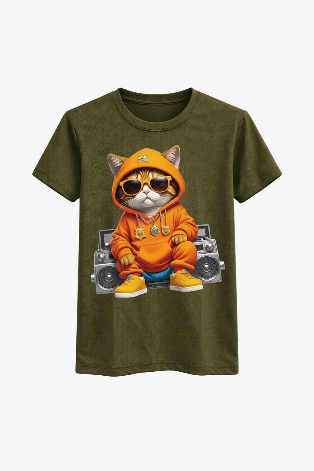 Hoodie Hustle Cat Tee