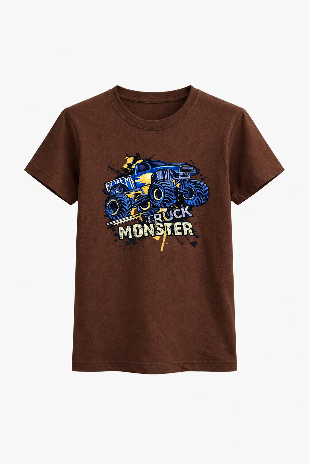 Mini Monster Truck Cotton Tee