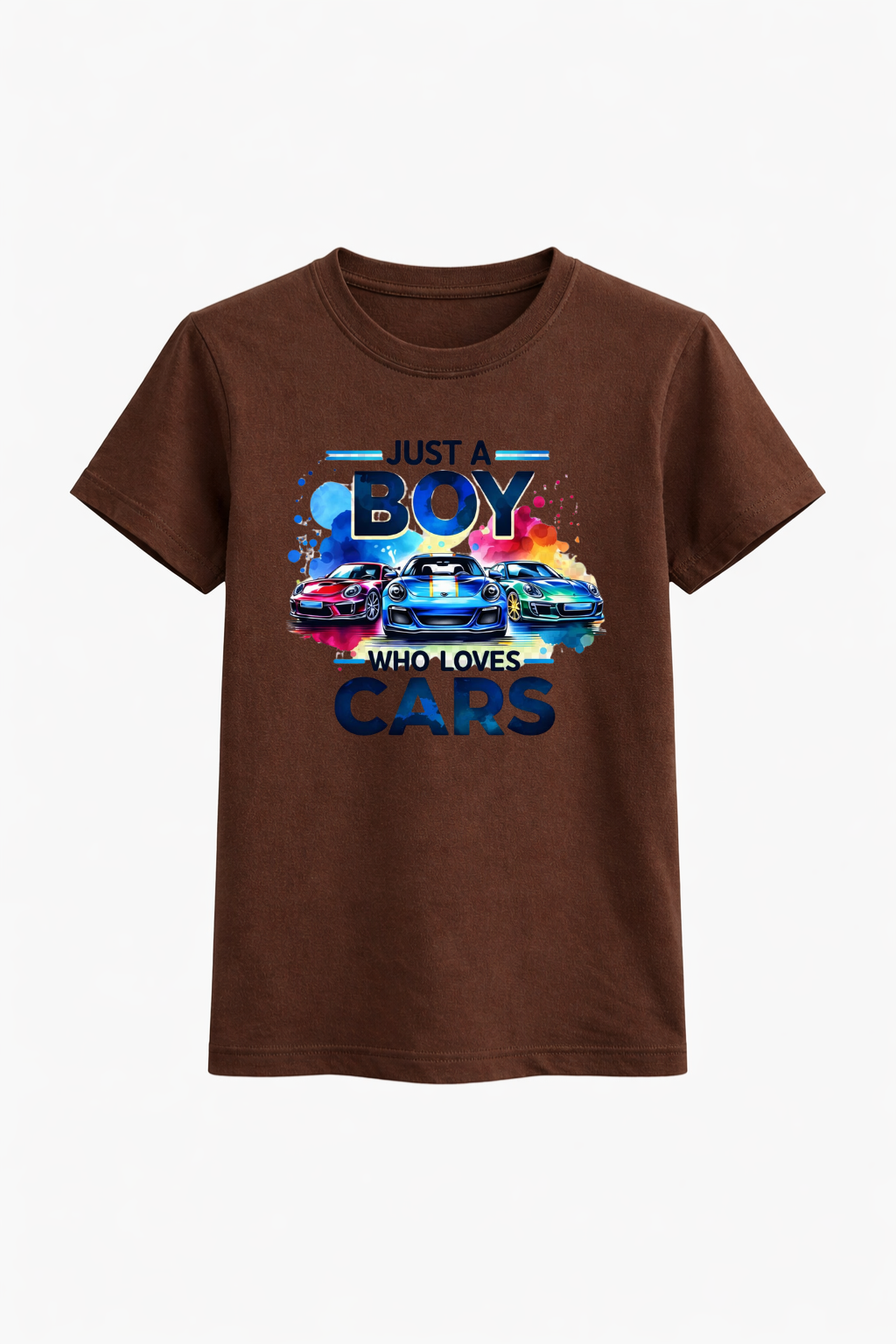 Boy Cars Graphic Cotton Tee