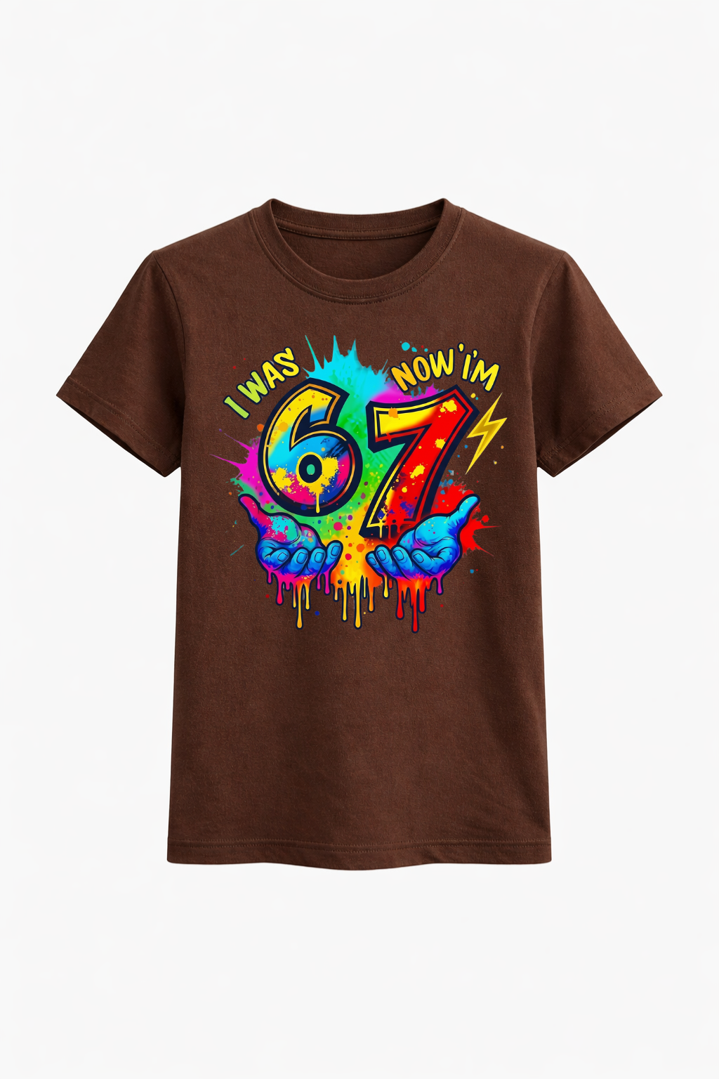 I Was 6 Now I’m 7 Birthday Tee
