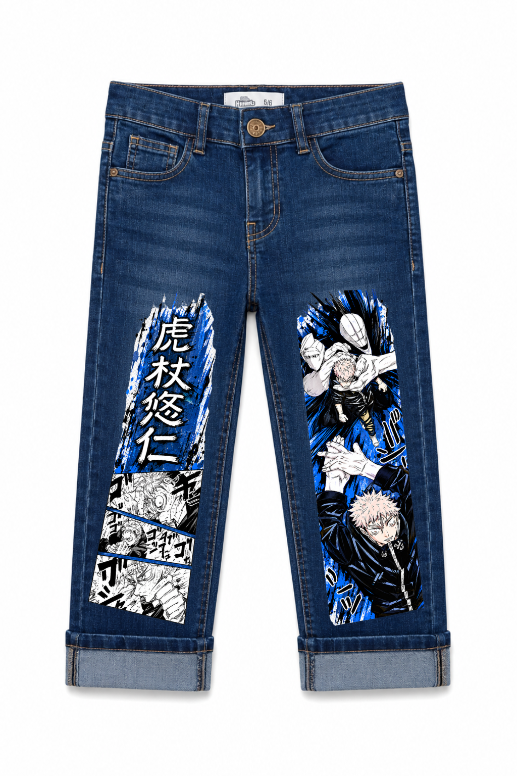 Yuji Itadori Cursed Clash Graphic Jeans