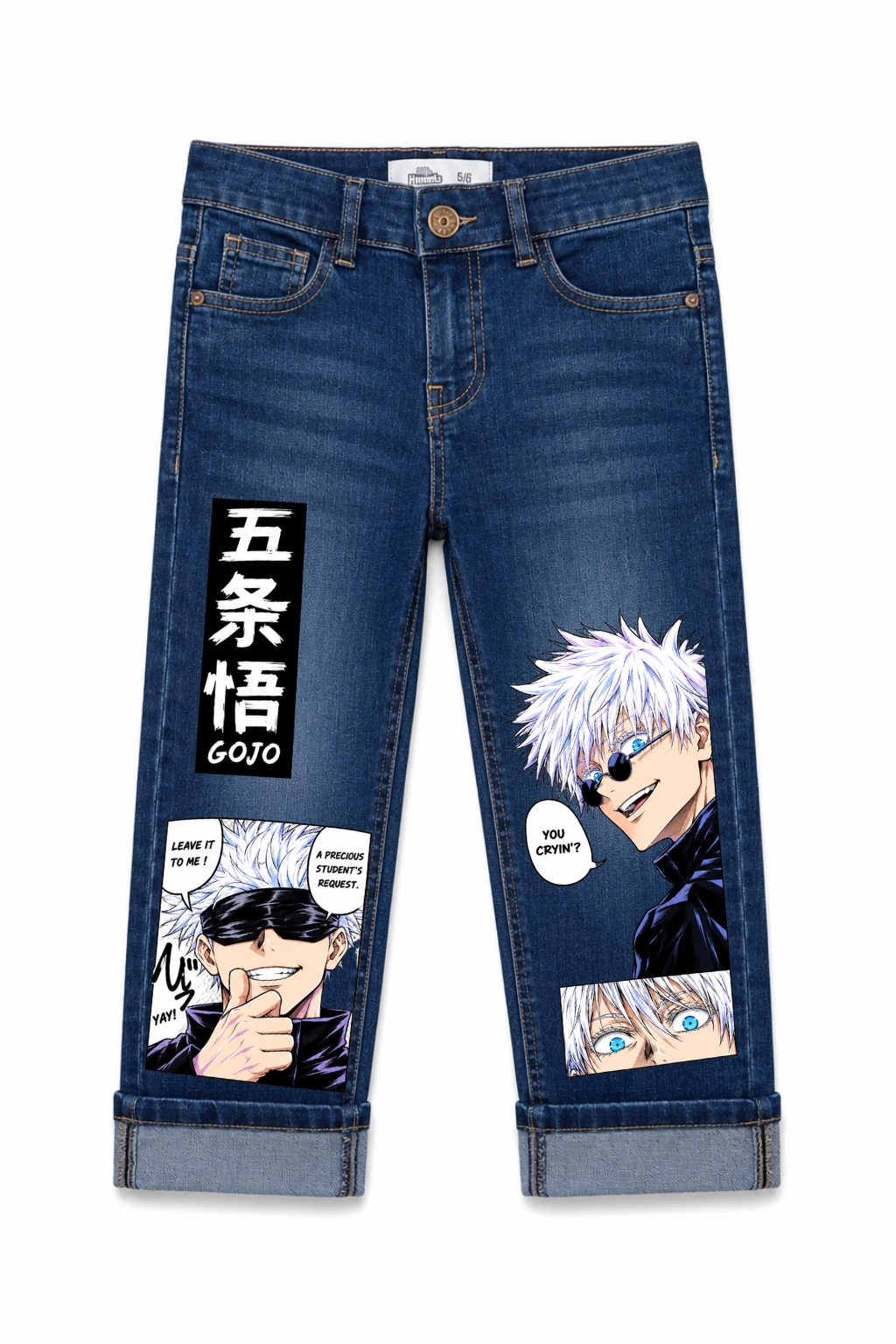 Gojo Saturo Graphic Jeans