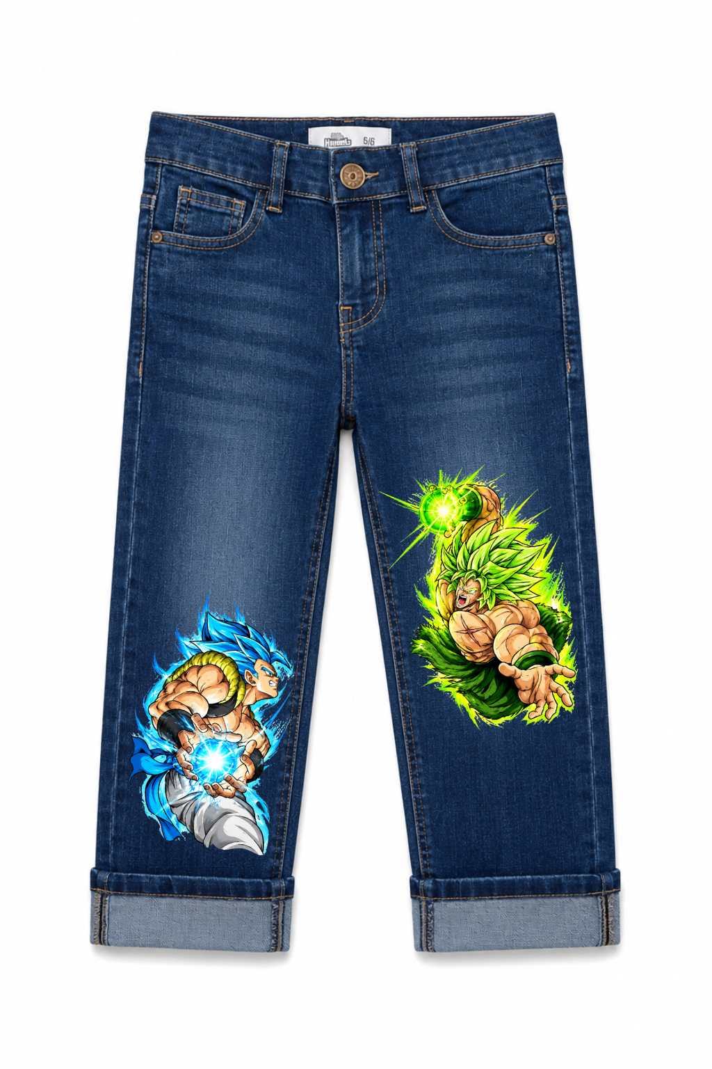 Broly vs Gogeta Power Clash Graphic Jeans